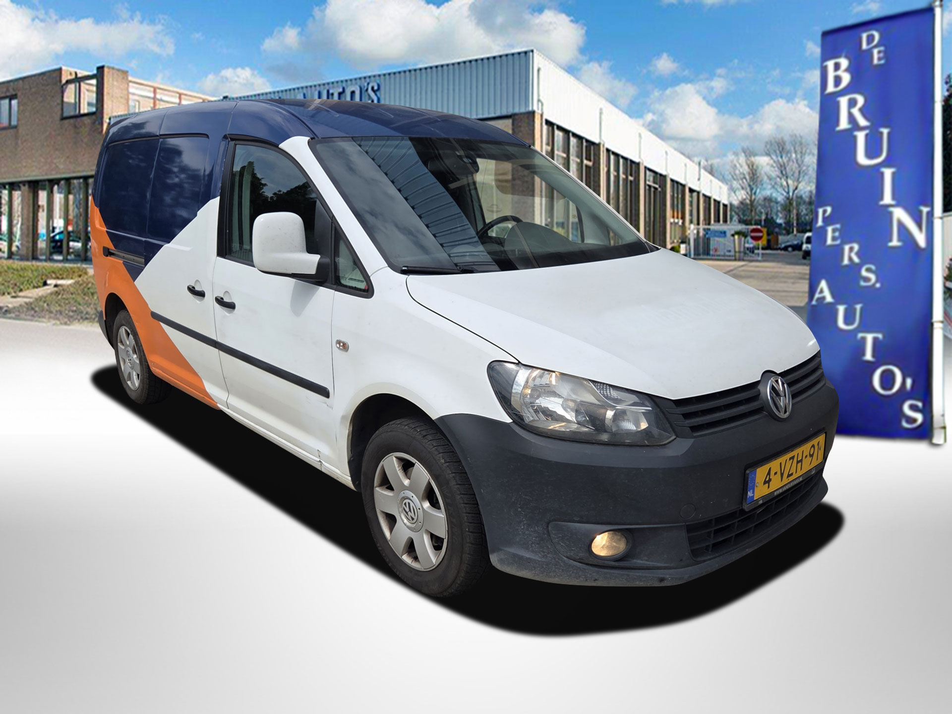 Volkswagen Caddy -- MAXI --TDI 75Kw / 102 Pk  Airco Cruise control Achterdeuren 2012 - voorkant
