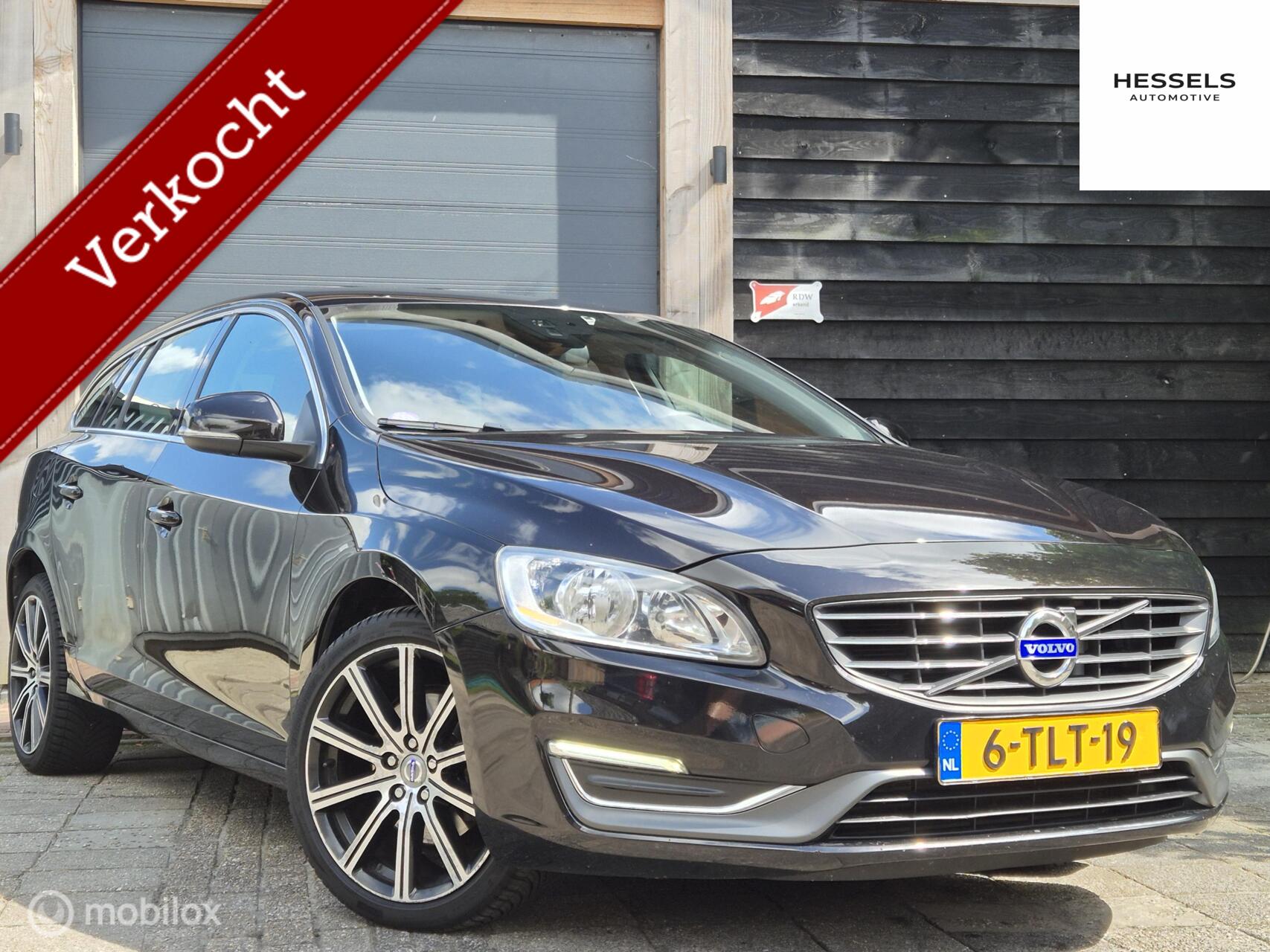 Volvo V60 1.6 T3 Summum Leer, Trekhaak, NAP 2014 - voorkant