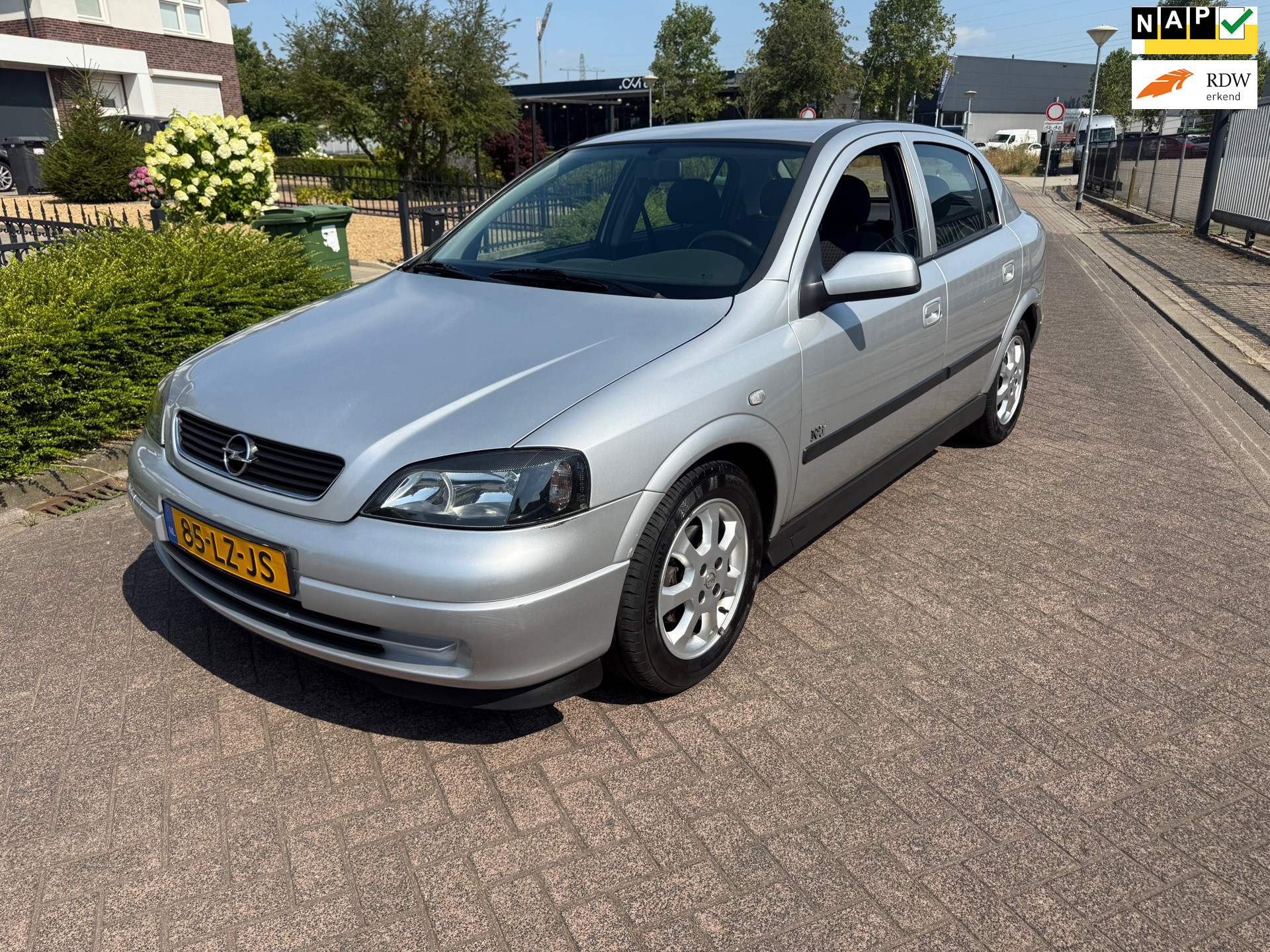 Opel Astra-g-cc 1.6-16V Njoy  **NIEUWE APK** LAGEKM** NAP! 2003 - voorkant