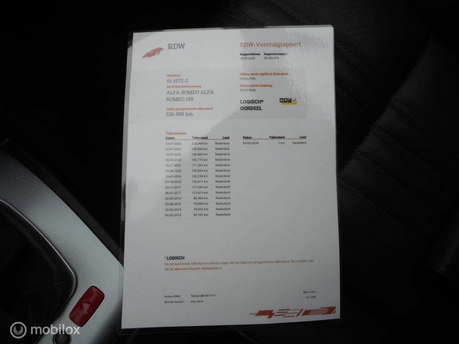 Foto van Alfa Romeo Alfa Romeo 159