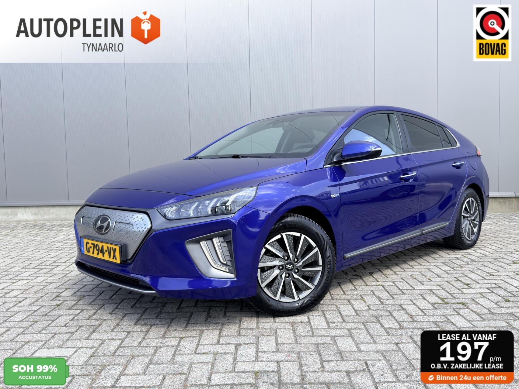 Hyundai Ioniq Comfort EV 38 kWh Carplay|Dealer OH|Camera|NL Auto|Cruise|*Climate* 2019 - voorkant