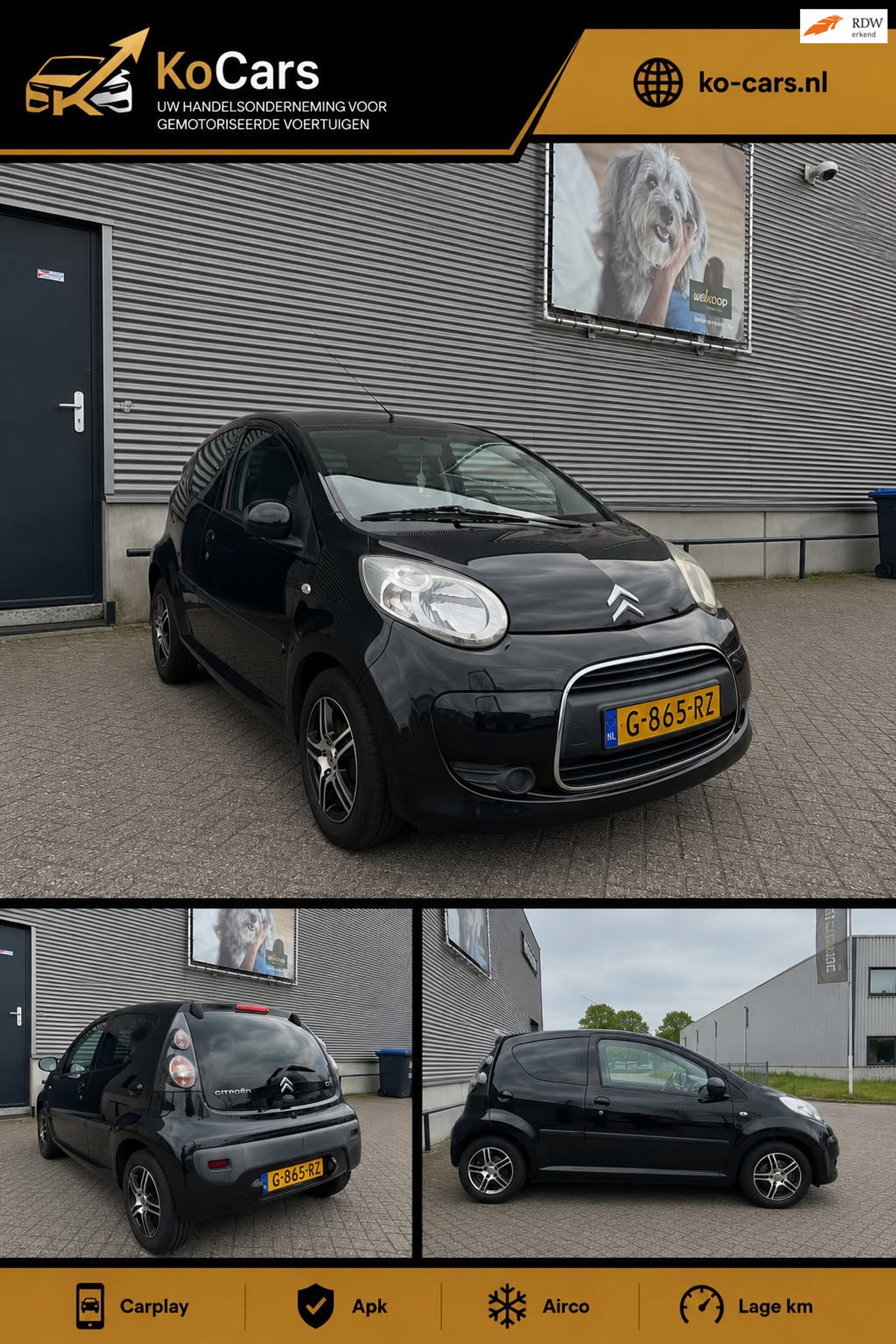 Citroen Citroen C1 / Apk / Airco / Carplay / Lage km 2010 - voorkant
