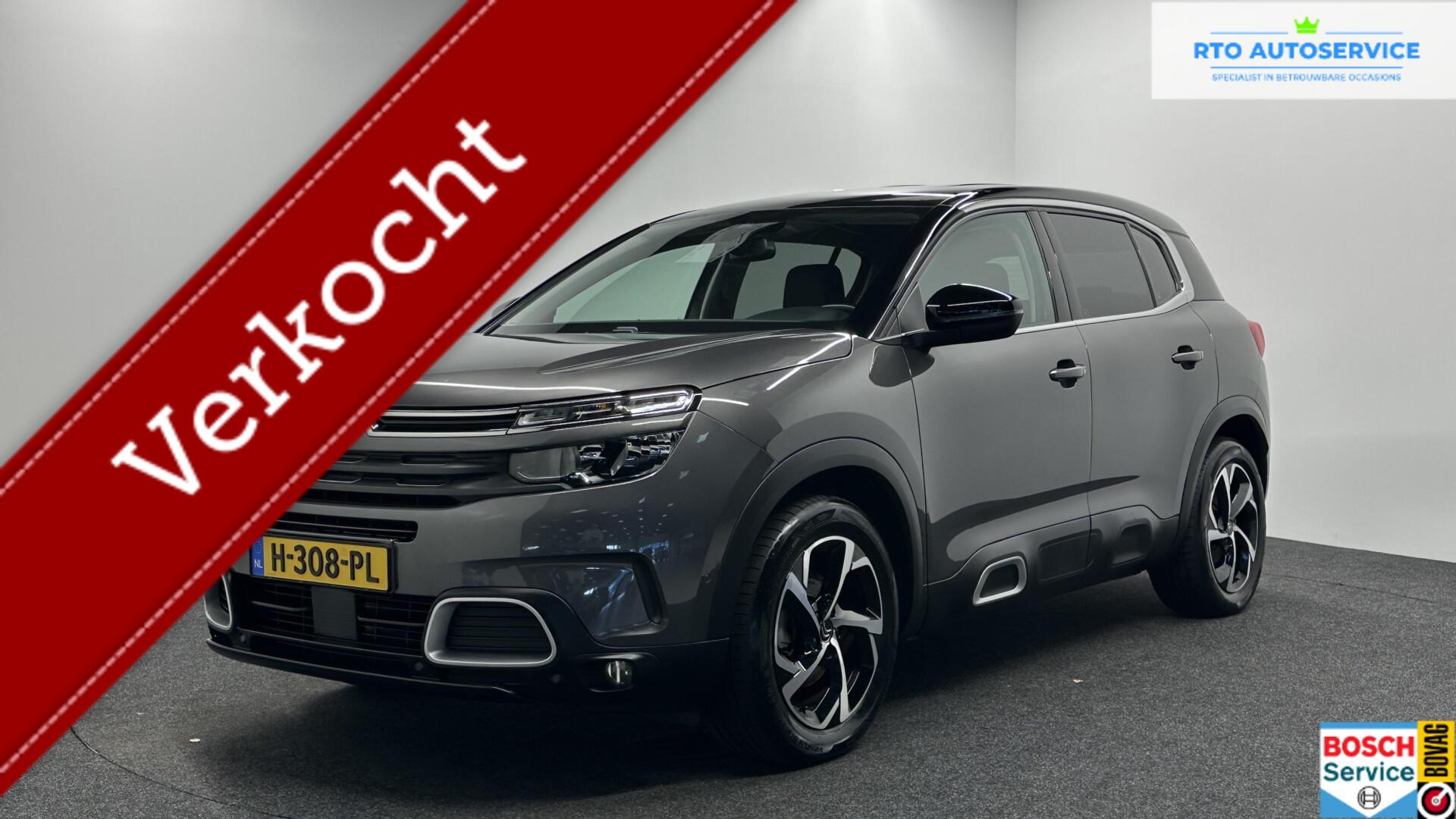 Citroen C5 Aircross 1.2 PureTech Business TREKHAAK CAMERA NAVI CARPLAY ECC LM CRUISE. 2020 - voorkant