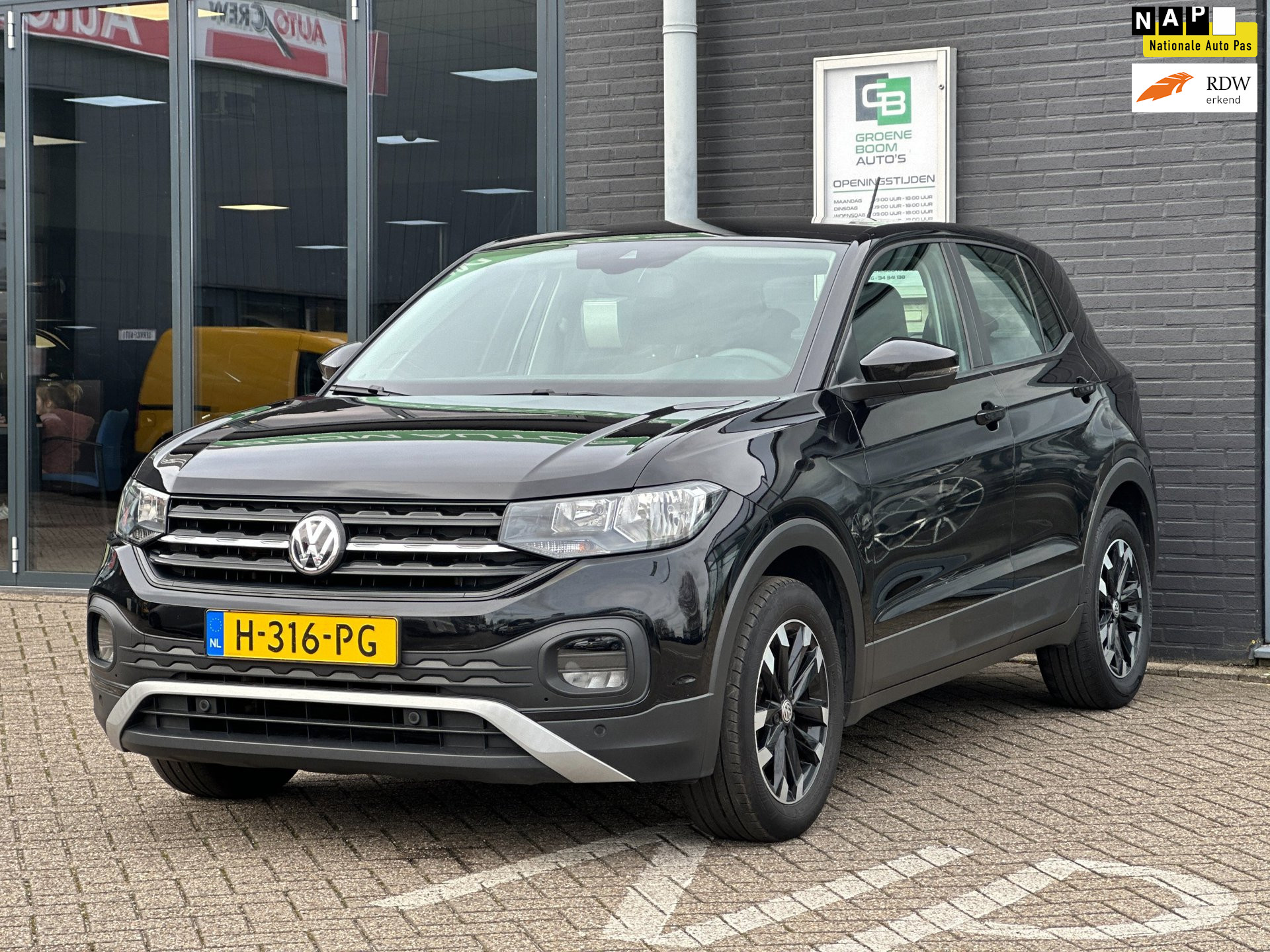 Volkswagen T-cross 1.0 TSI/1STE EIG/CARPLAY/PDC/NL-AUTO NAP/NETTE STAAT!! 2020 - voorkant
