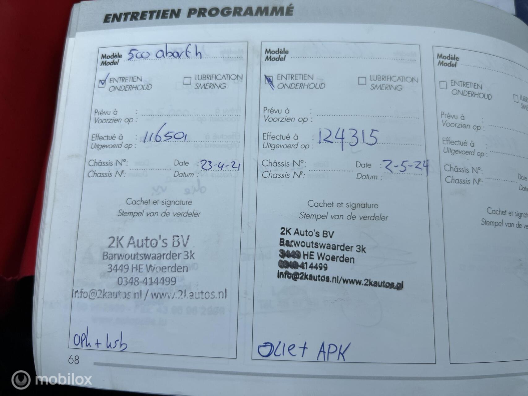 Foto van Fiat 500 Abarth