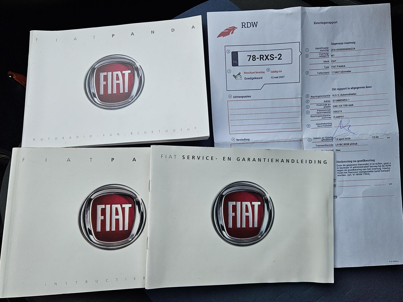 Foto van Fiat Fiat Panda