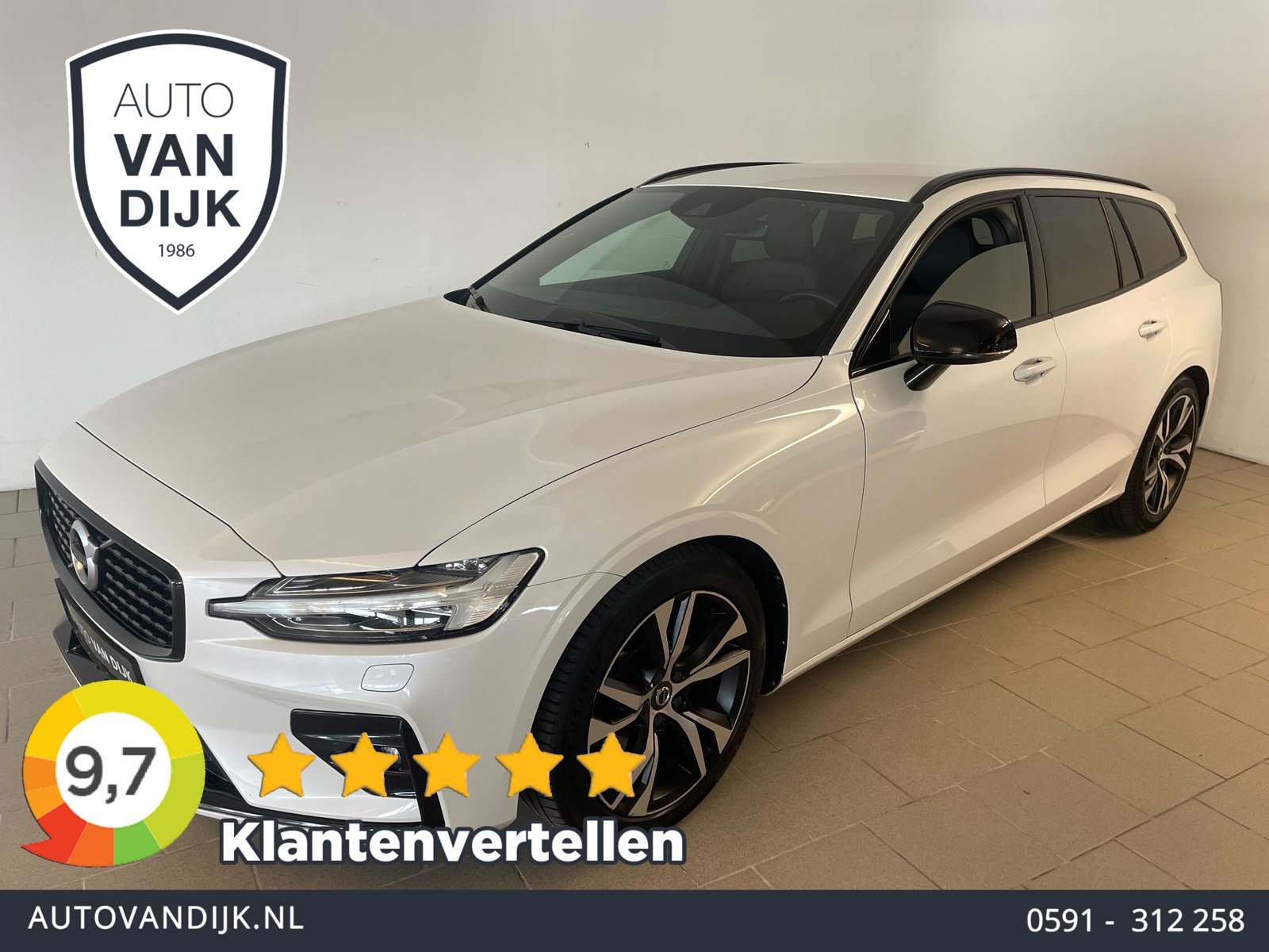 Volvo V60 2.0 B3 R-Design 2020 - voorkant