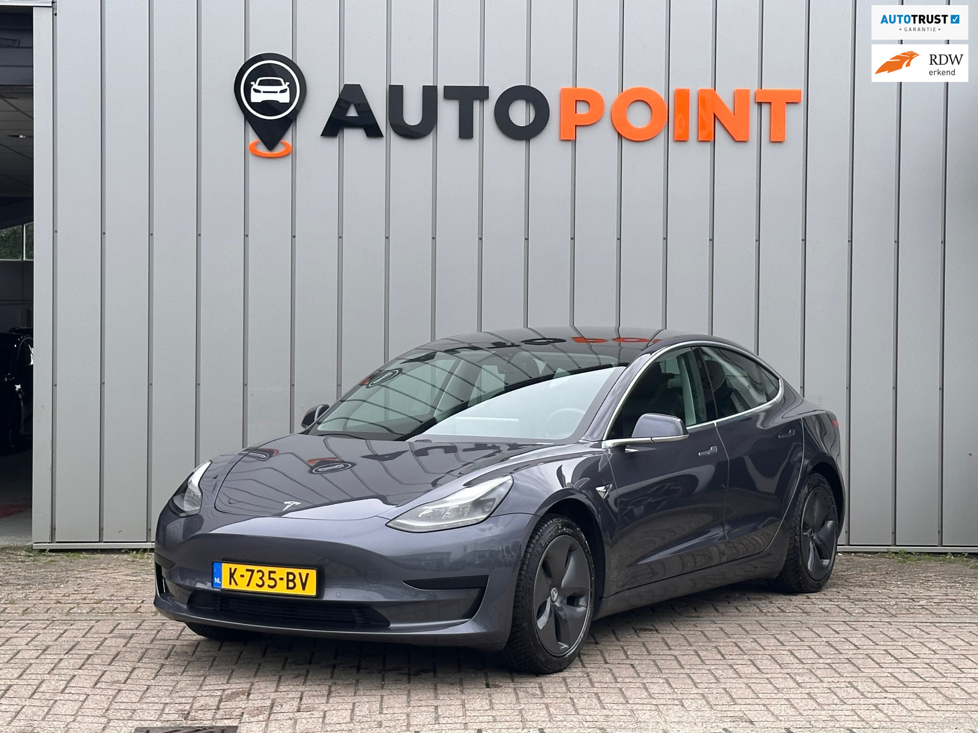 Tesla Model 3 60 kWh 238pk Standard RWD Plus | SOH 89% | 18" Velgen | Midnight Silver | Black Interior 2020 - voorkant