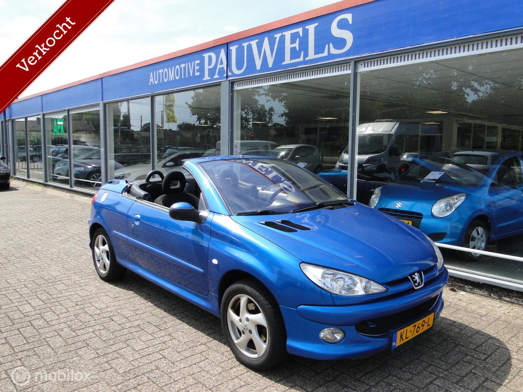 Peugeot 206 CC 1.6-16V, benzine, schakel, 2004, 131586 km 2004 - voorkant