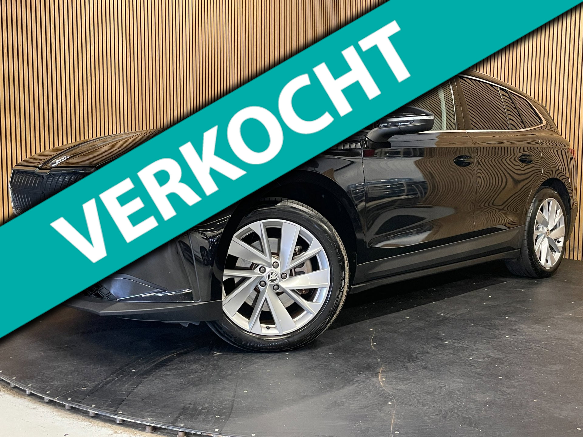 Skoda Enyaq 80 80|91% SOH|GROTE ACCU|ACC|PANO|ELEK.TREKHAAK+A-KLEP|STOEL+STUURVERW.|CARPLAY|CAMERA|NAVI|NL|NAP|1e EIG.|INCL.BTW| 2021 - voorkant