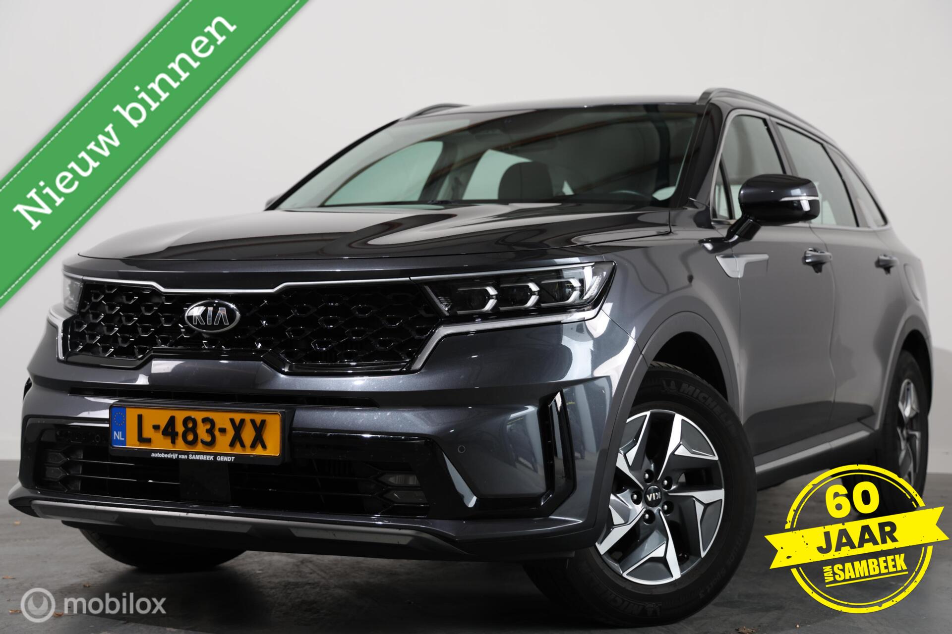 Kia Sorento 1.6 T-GDI Hybrid 7PERSOONS. - Stoel/Stuurverwarming - Carplay - Adaptieve Cruise 2021 - voorkant
