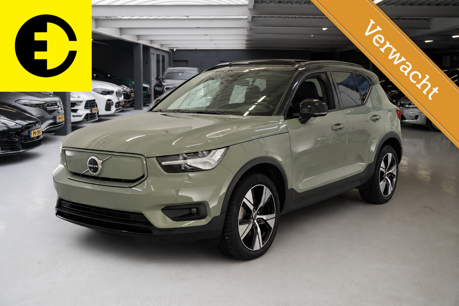 Volvo XC40 Recharge P8 AWD R-Design | SOH 93,3% | Pano dak | Incl.BTW 2021 - voorkant