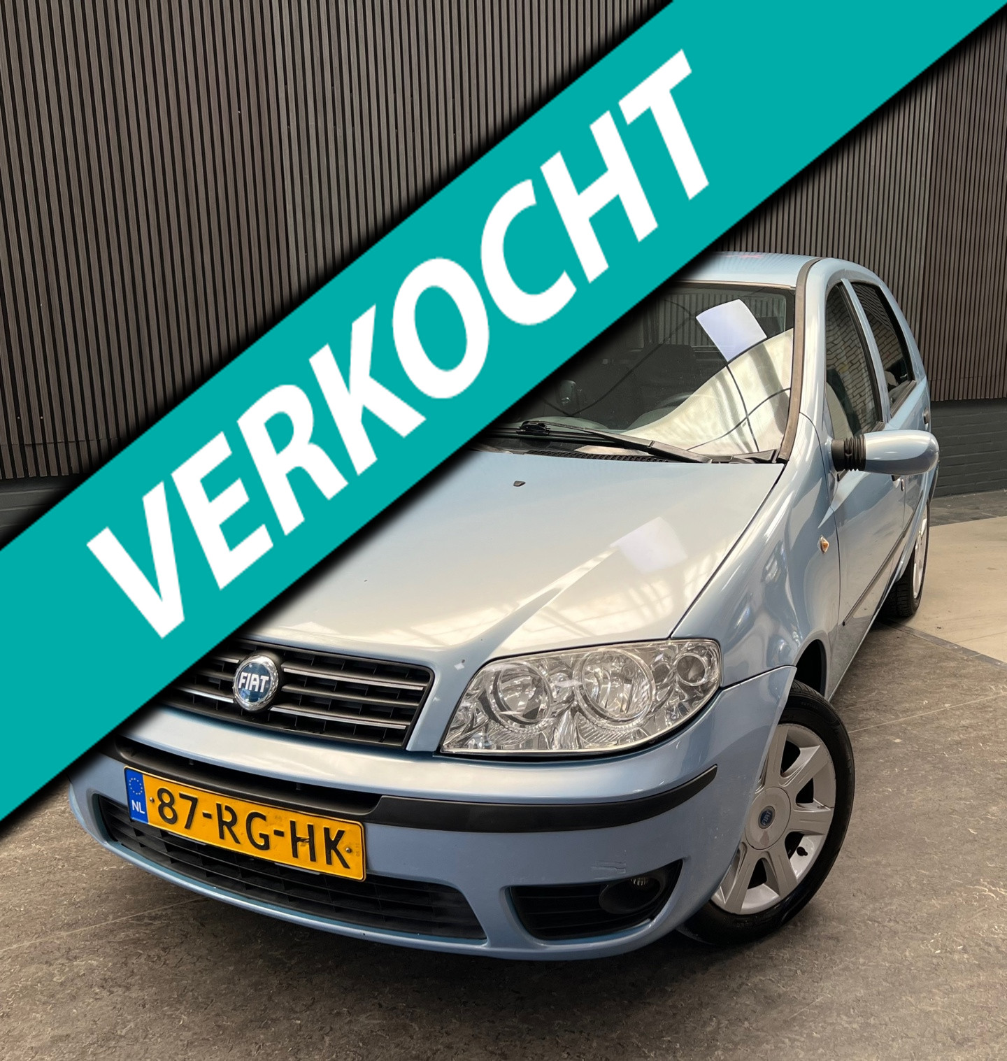 Fiat Fiat Punto 1.4-16V Dynamic - Elektr.Ramen - Airco 2005 - voorkant