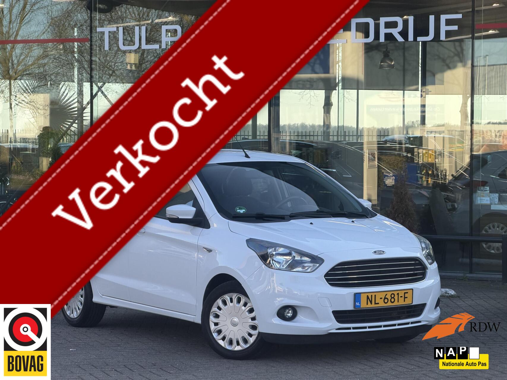 Ford Ka+ 1.2 Trend Ultimate 5 Drs Airco Cruise Bleutooth NAP 2017 - voorkant