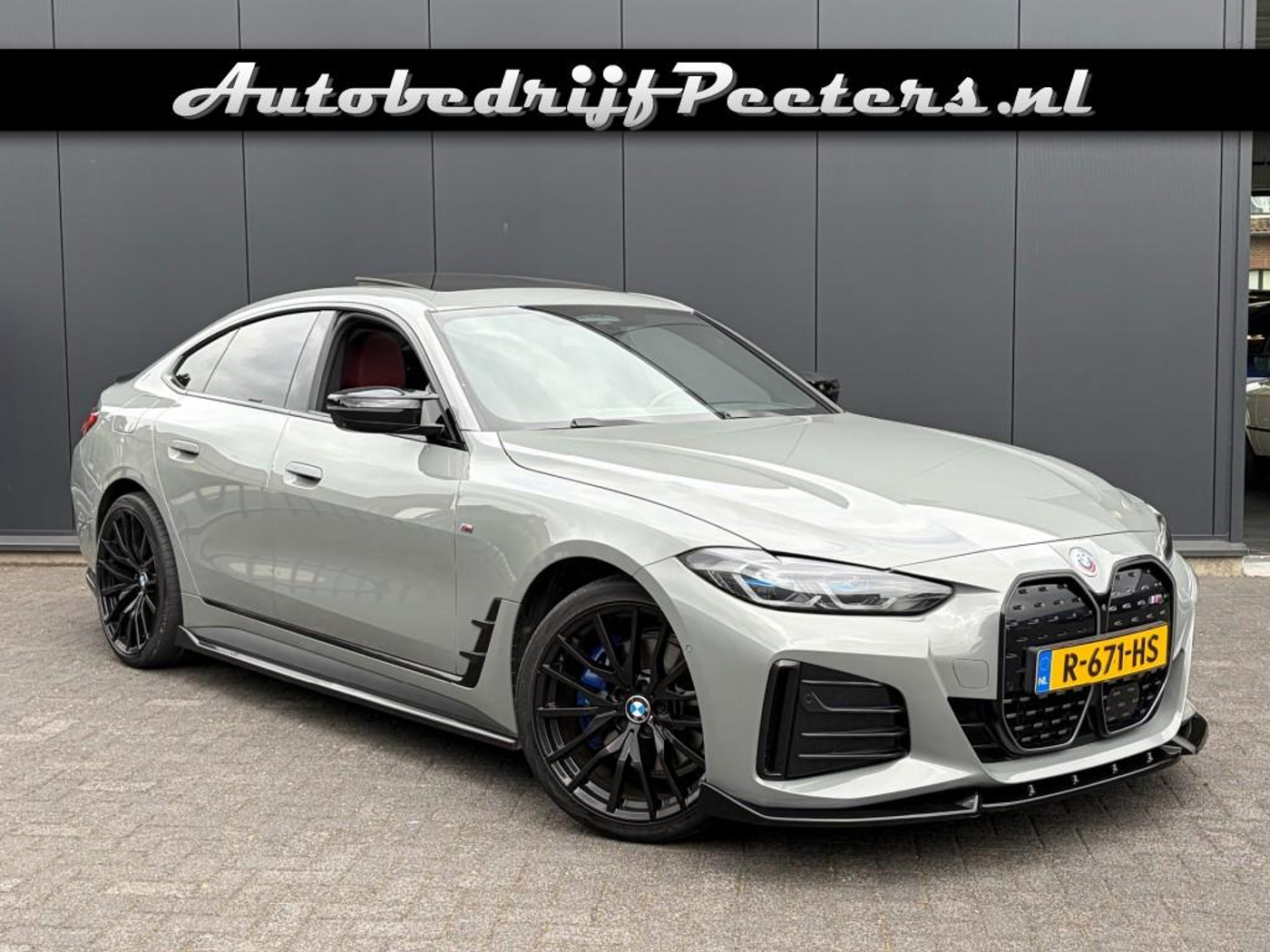 BMW I4 M50 M50 Pano Laser Harman Kardon HUD Keyless 2022 - voorkant