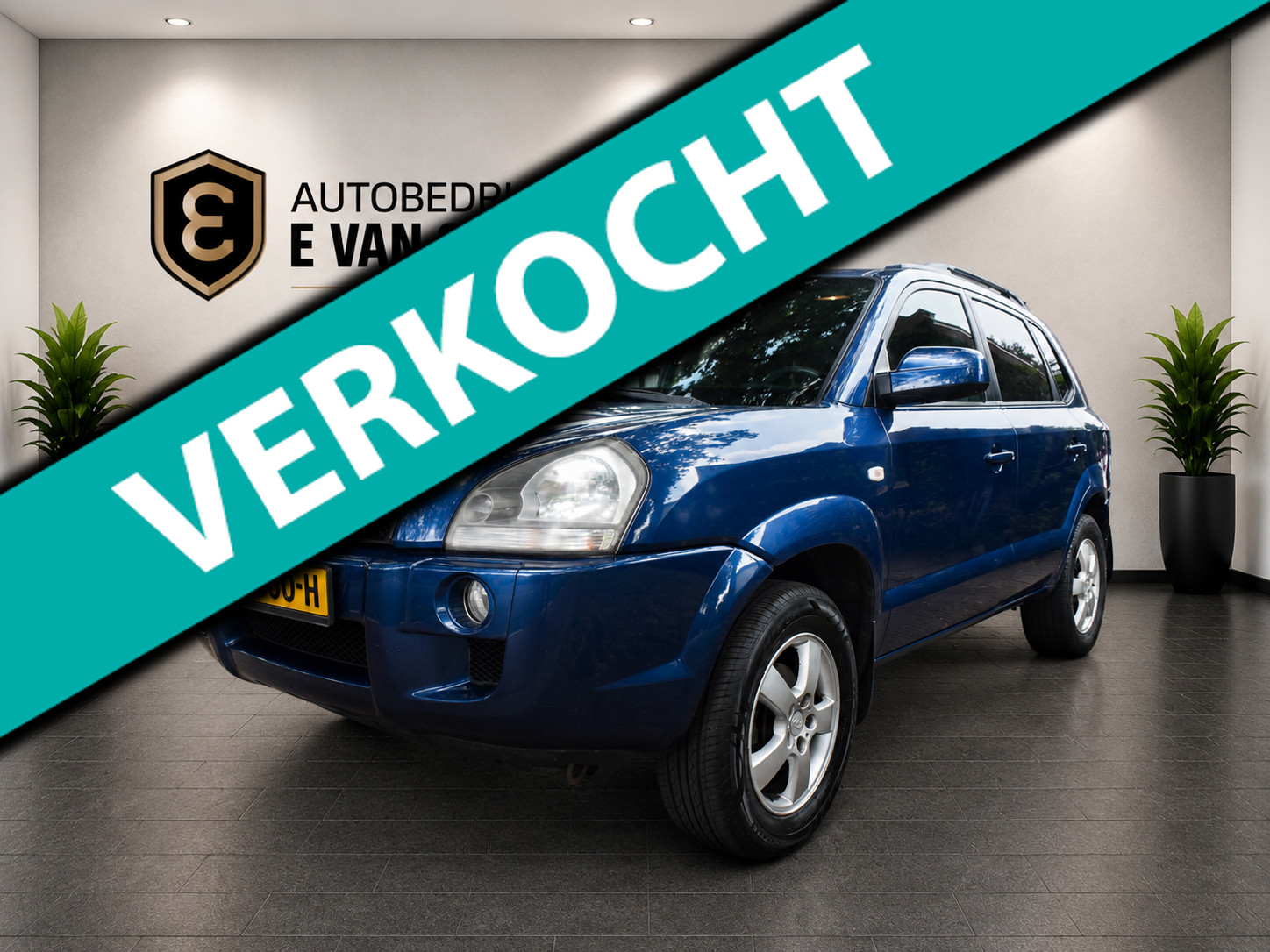 Hyundai Tucson 2.0i Active Leer/Airco/Trekhaak 2007 - voorkant