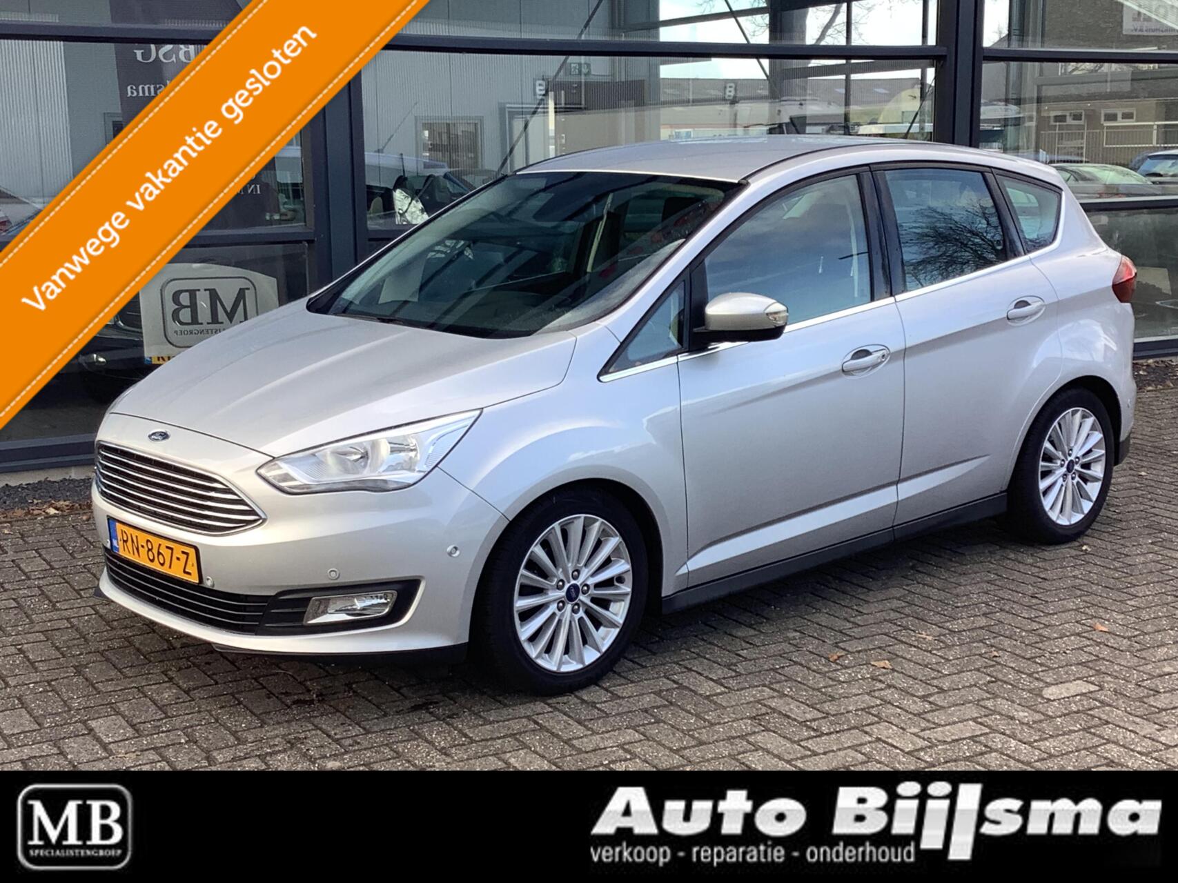 Ford C-max 1.0 Titanium cruise control, navi, trekhaak 2018 - voorkant