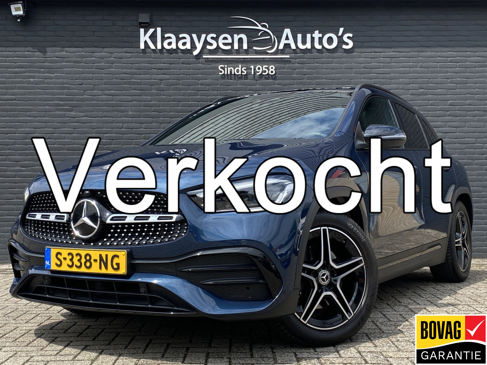 Mercedes-Benz Gla 200 200 AMG Line 164 pk AUT. | panoramadak | navigatie | memory stoelen |  elektr. a. klep | sfeerverlichting 2021 - voorkant