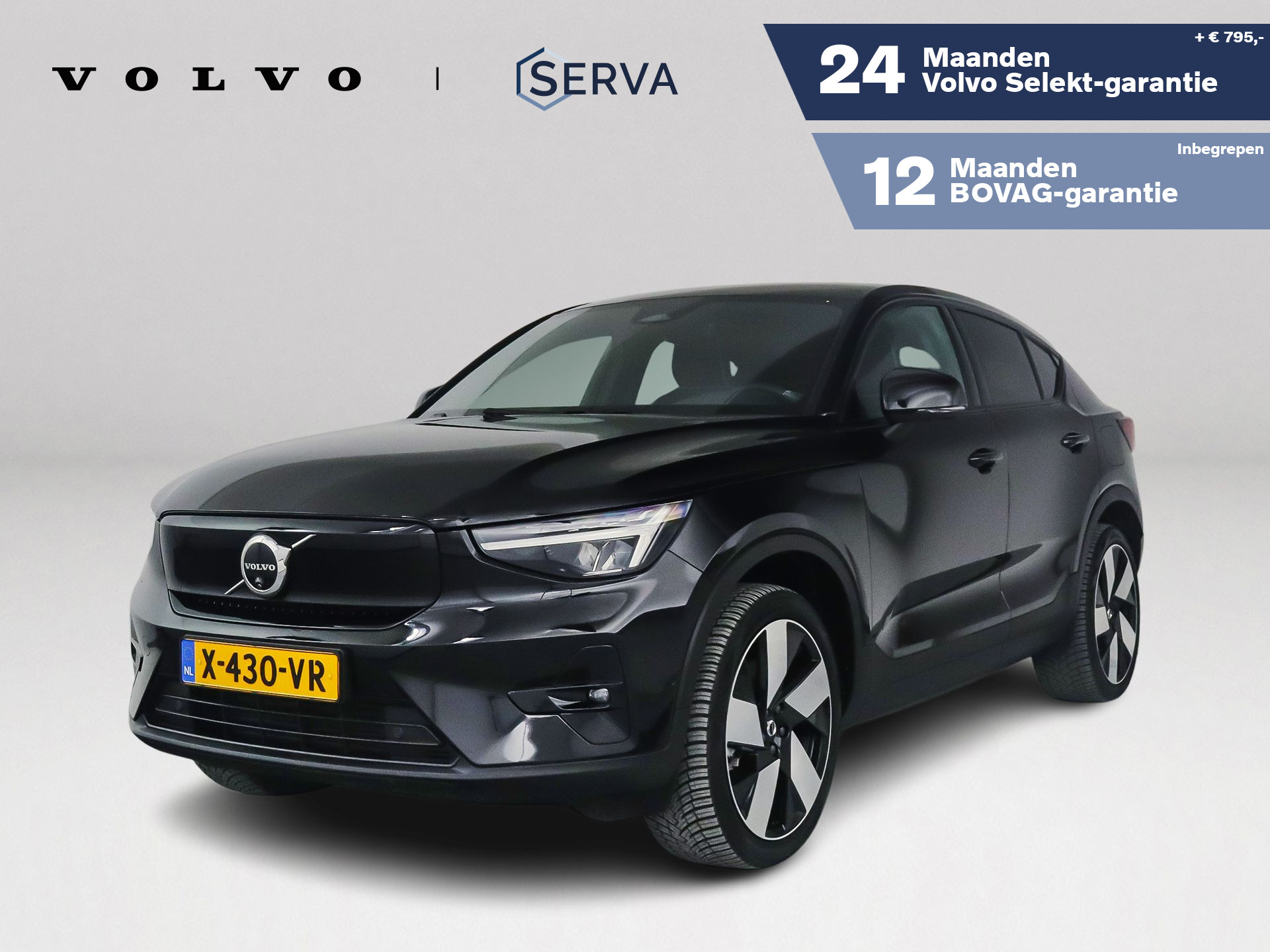 Volvo C40 Single Motor Extended Range Ultimate 82 kWh | Panoramadak | 360° camera | Harman Kardon | Stoel- en Stuurverwarming | Trekhaak 2024 - voorkant