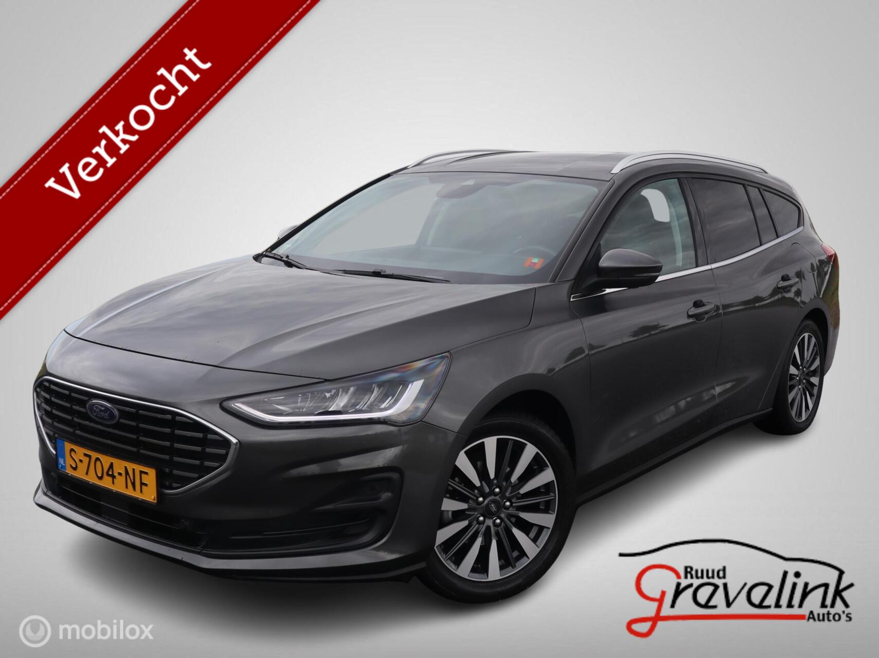 Ford Focus Hybrid 155 PK AUTOMAAT Titanium X Navi Trekhaak Led DonkerGlas 17"Velg 2023 - voorkant