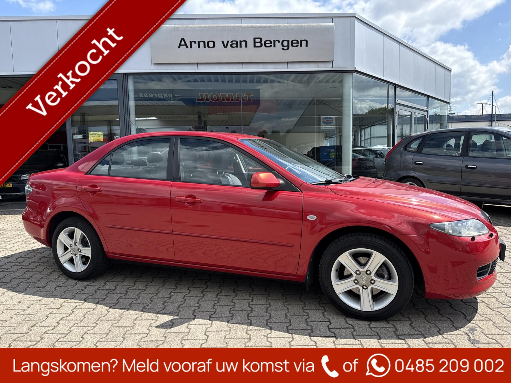 Mazda Mazda 6 2.0 S-VT Excecutive, leder, climatronic, cruisecontrol, nieuwe APK 2009 - voorkant
