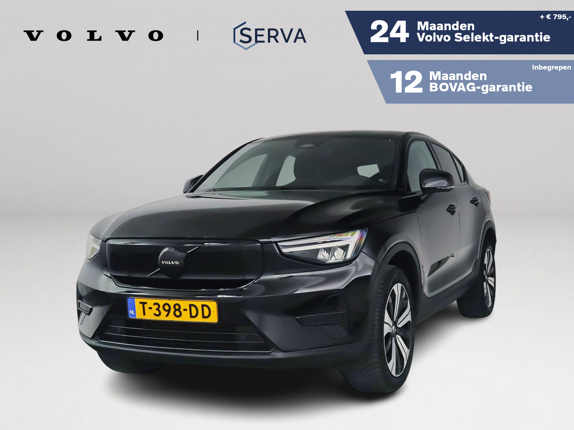Volvo C40 Recharge Plus 69 kWh | Panoramadak | Parkeercamera | Stoel- en Stuurverwarming | Google navigatie 2023 - voorkant