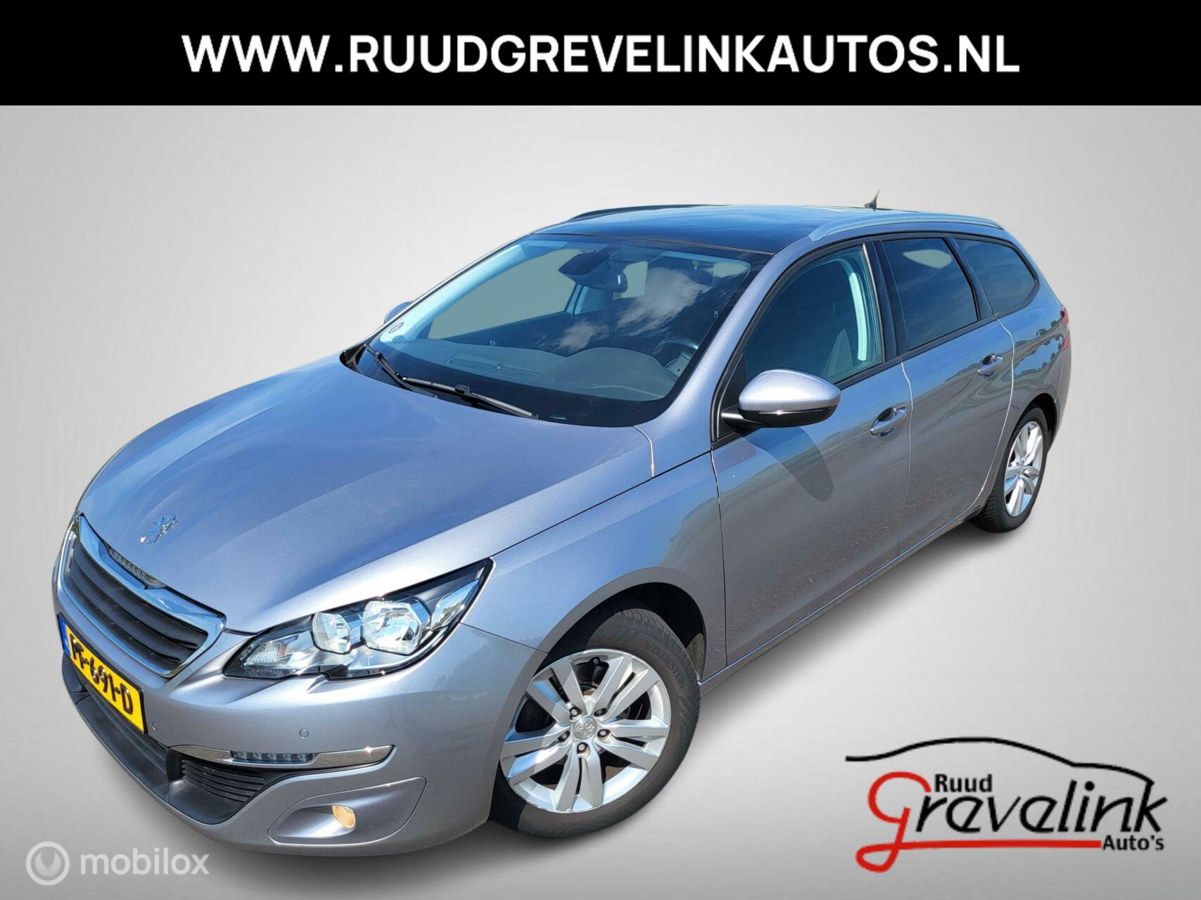 Peugeot 308 SW 1.2 PT 110 PK H6 Navigatie Trekhaak Panodak Pdc V+A 2017 - voorkant
