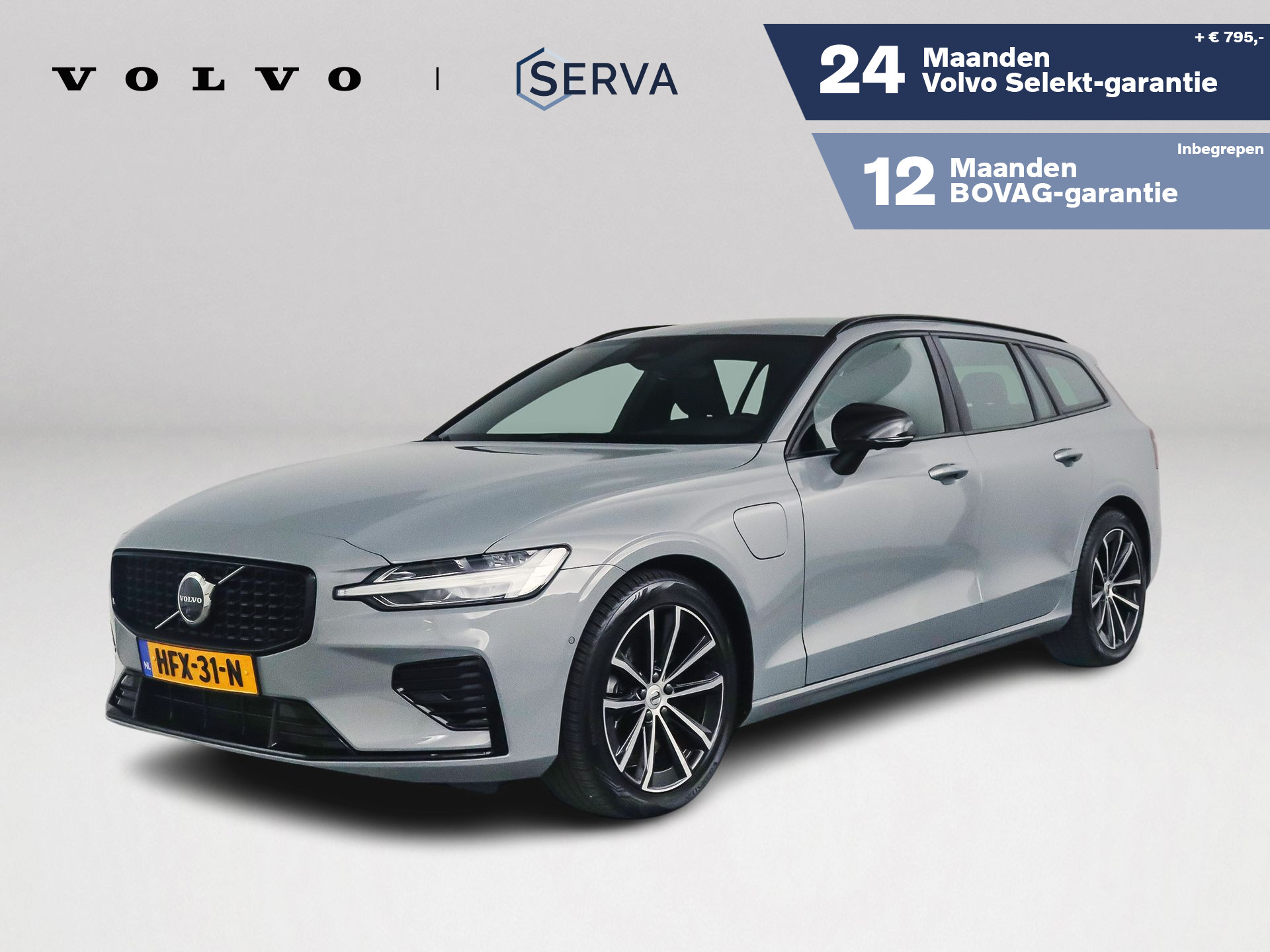 Volvo V60 T6 Plug-in hybrid AWD Plus Dark | 360° camera | Harman Kardon | Stoel- en Stuurverwarming | Trekhaak 2025 - voorkant