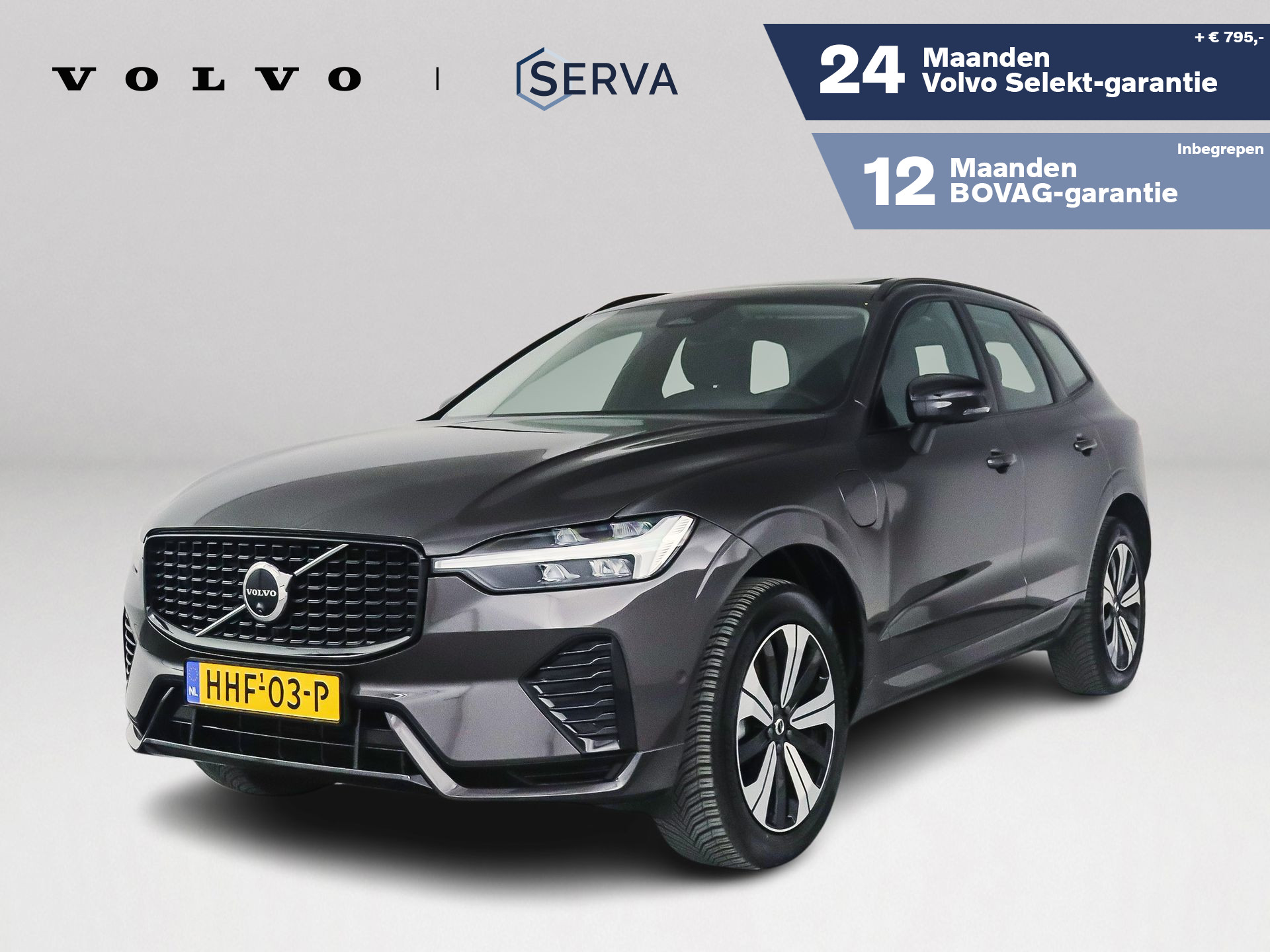 Volvo Xc60 T6 Plug-in hybrid AWD Plus Dark | Panoramadak | 360° camera | Stoel- en Stuurverwarming | Trekhaak 2025 - voorkant