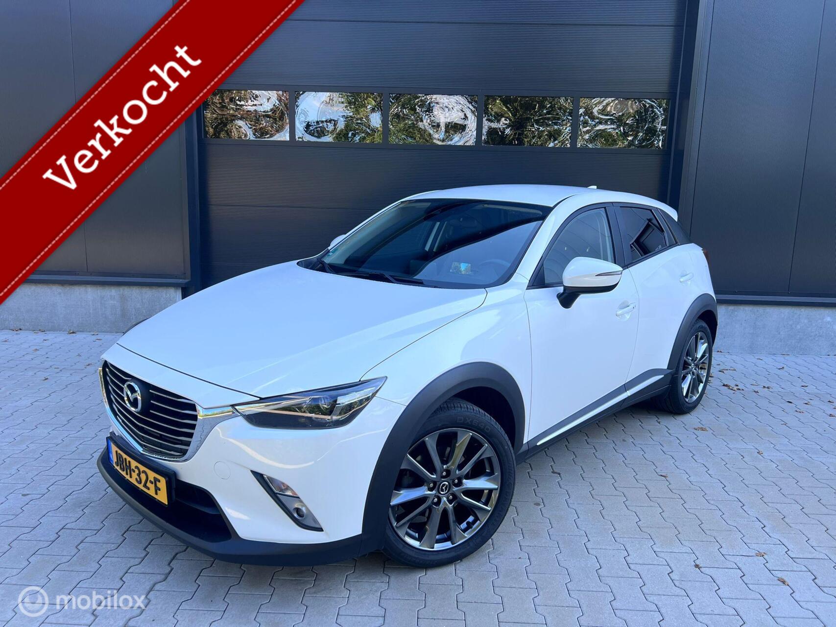 Mazda Cx-3 2.0 SkyActiv-G 120 TS+ Leder I Afn Trekhaak I 2017 - voorkant