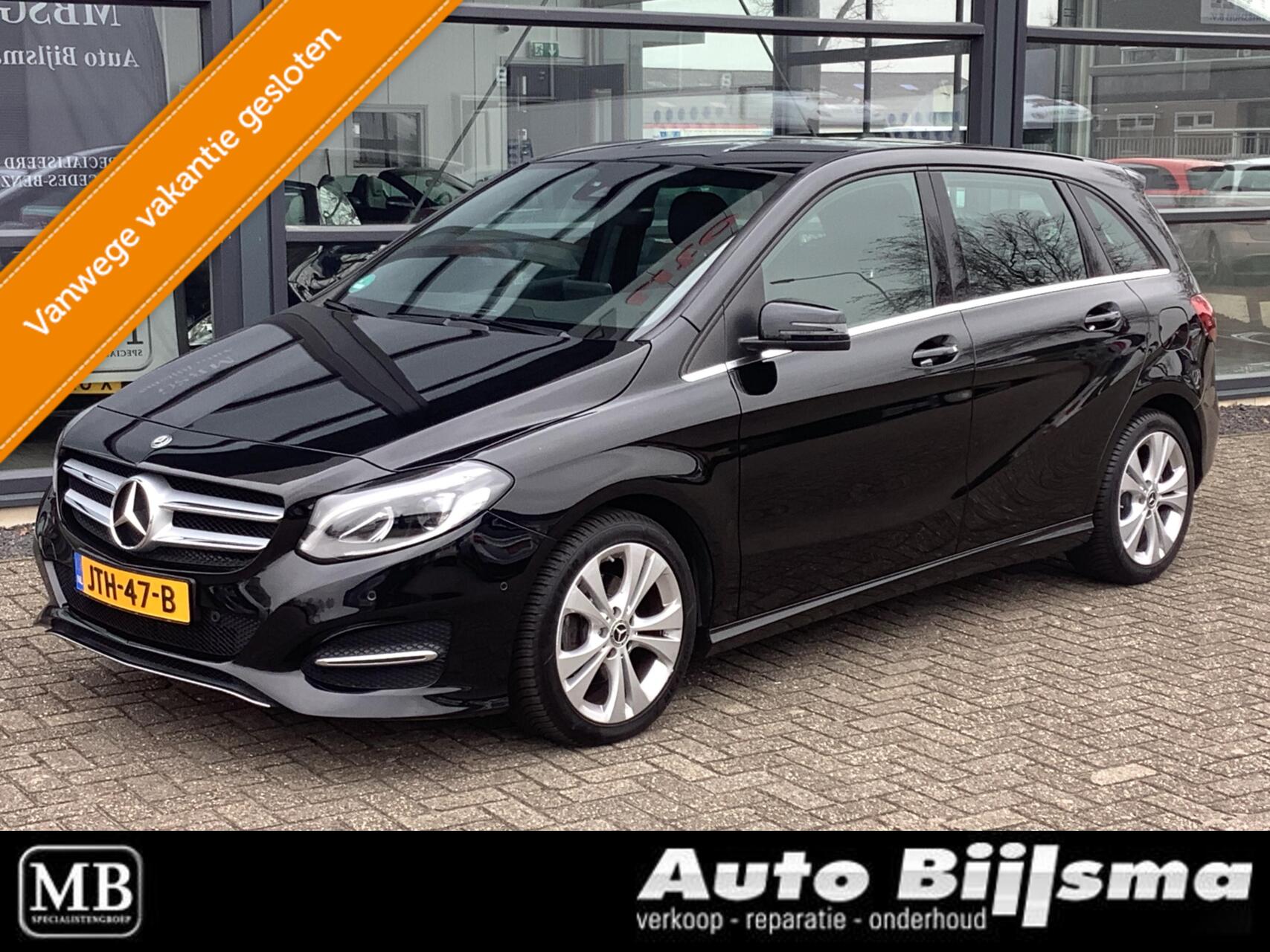 Mercedes-Benz B 200 200 Ambition automaat, navi, cruise, trekhaak 2018 - voorkant