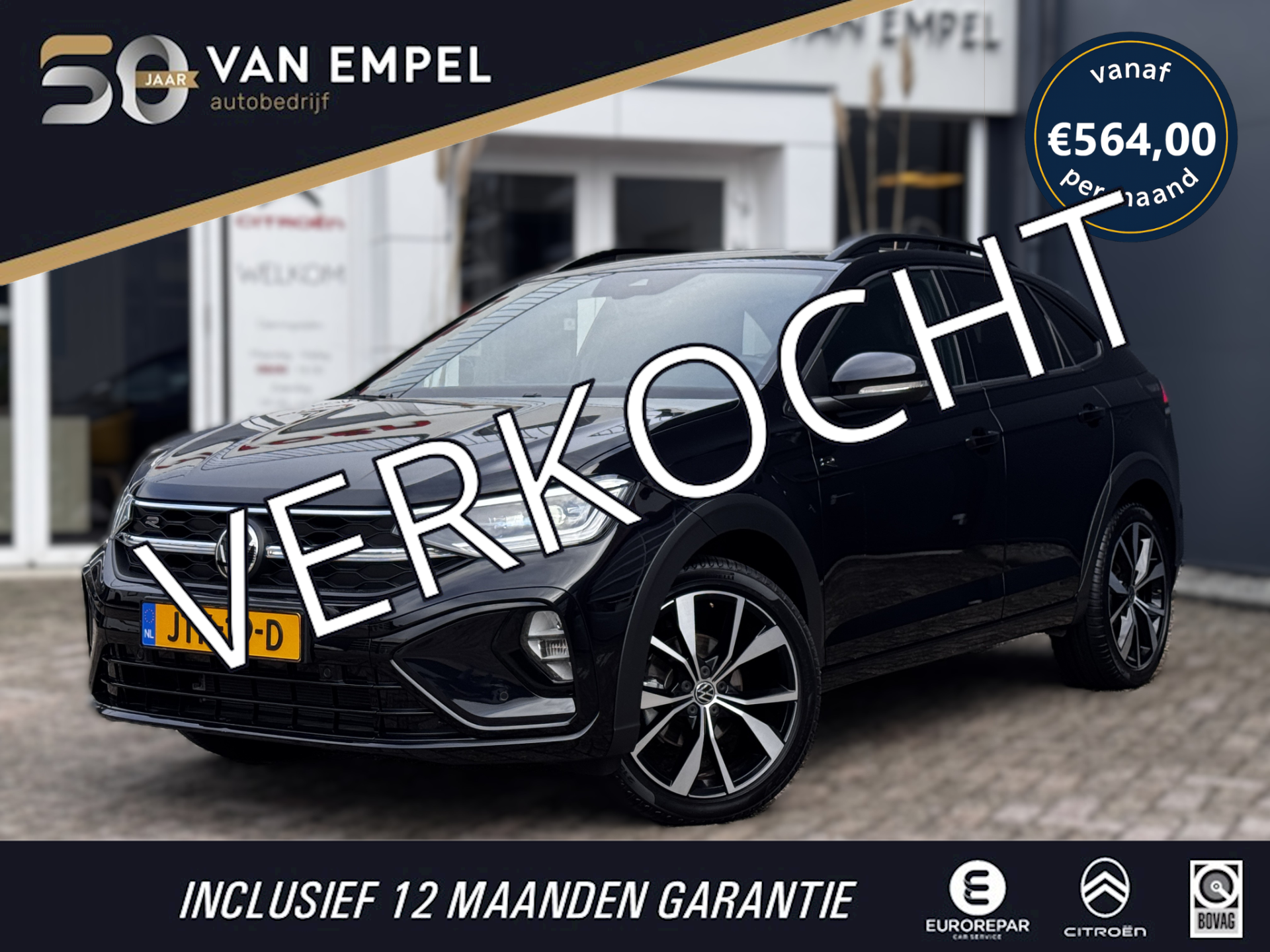 Volkswagen Taigo 1.0 TSI R-Line | Camera | Adaptive Cruise | Automaat | Climate Control | Navigatie 2025 - voorkant