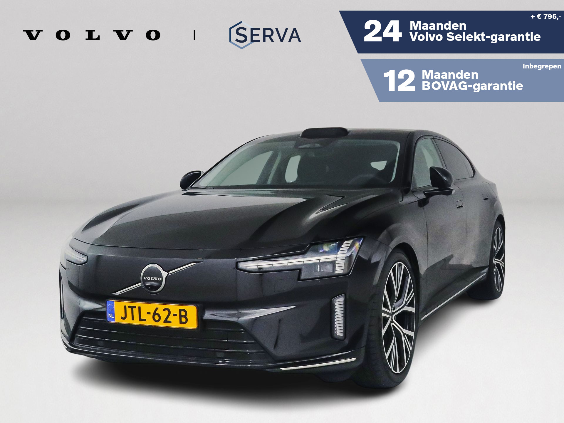 Volvo Es90 Single Motor Extended Range Ultra 92 kWh | Panoramadak | 360° camera | Head-up Display | Bowers & Wilkins | Luchtvering | Stoelventilatie | Stoel- en Stuurverwarming 2026 - voorkant