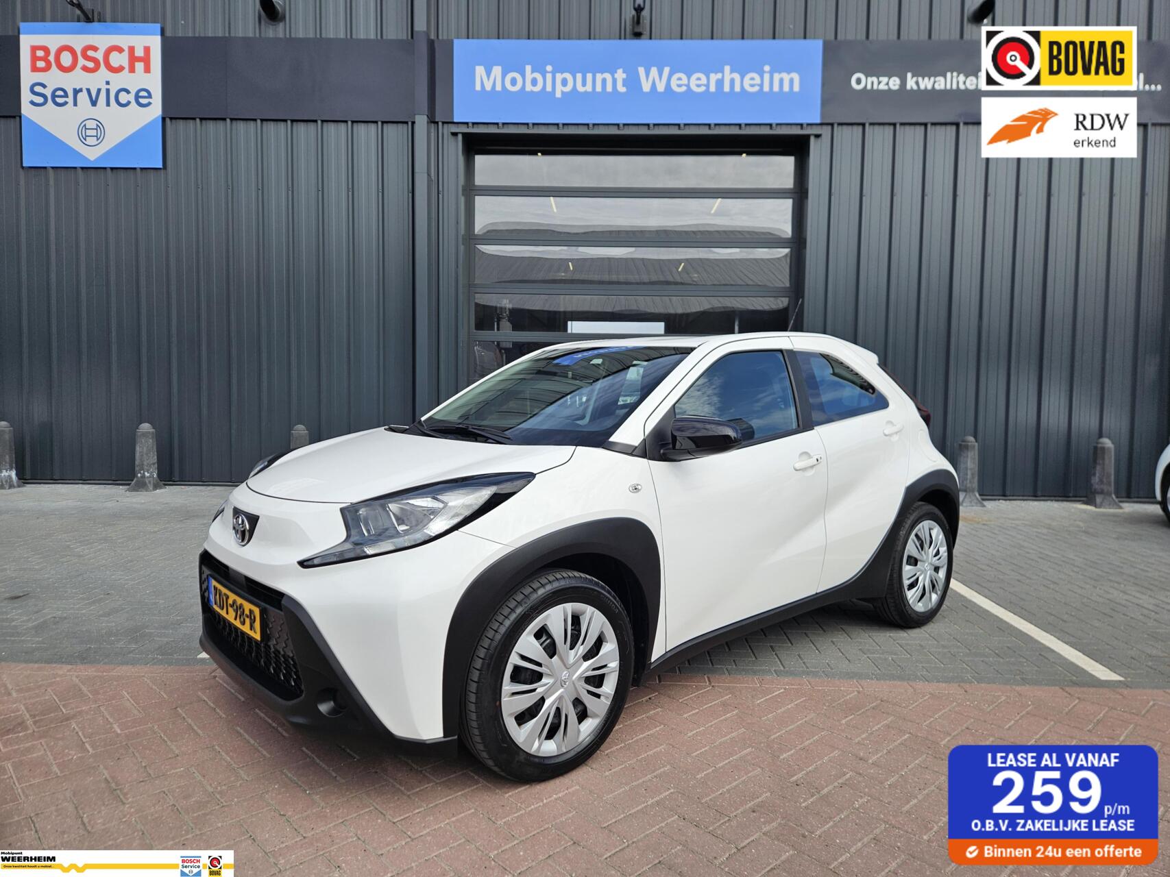Toyota Toyota Aygo X 1.0 VVT-i S-CVT Play Automaat, camera, Apple Carplay/Android Auto 2023 - voorkant
