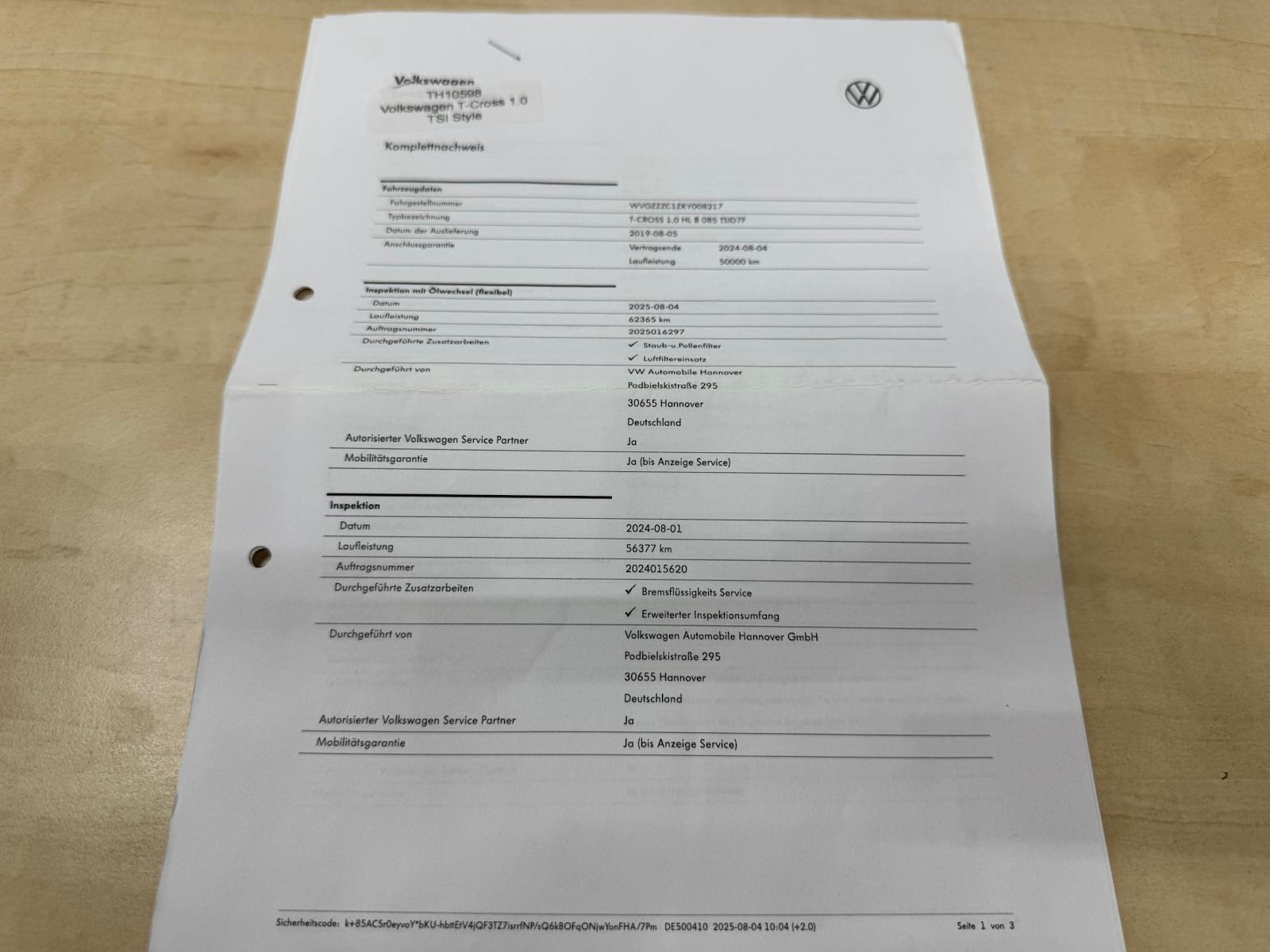 Foto van Volkswagen T-cross