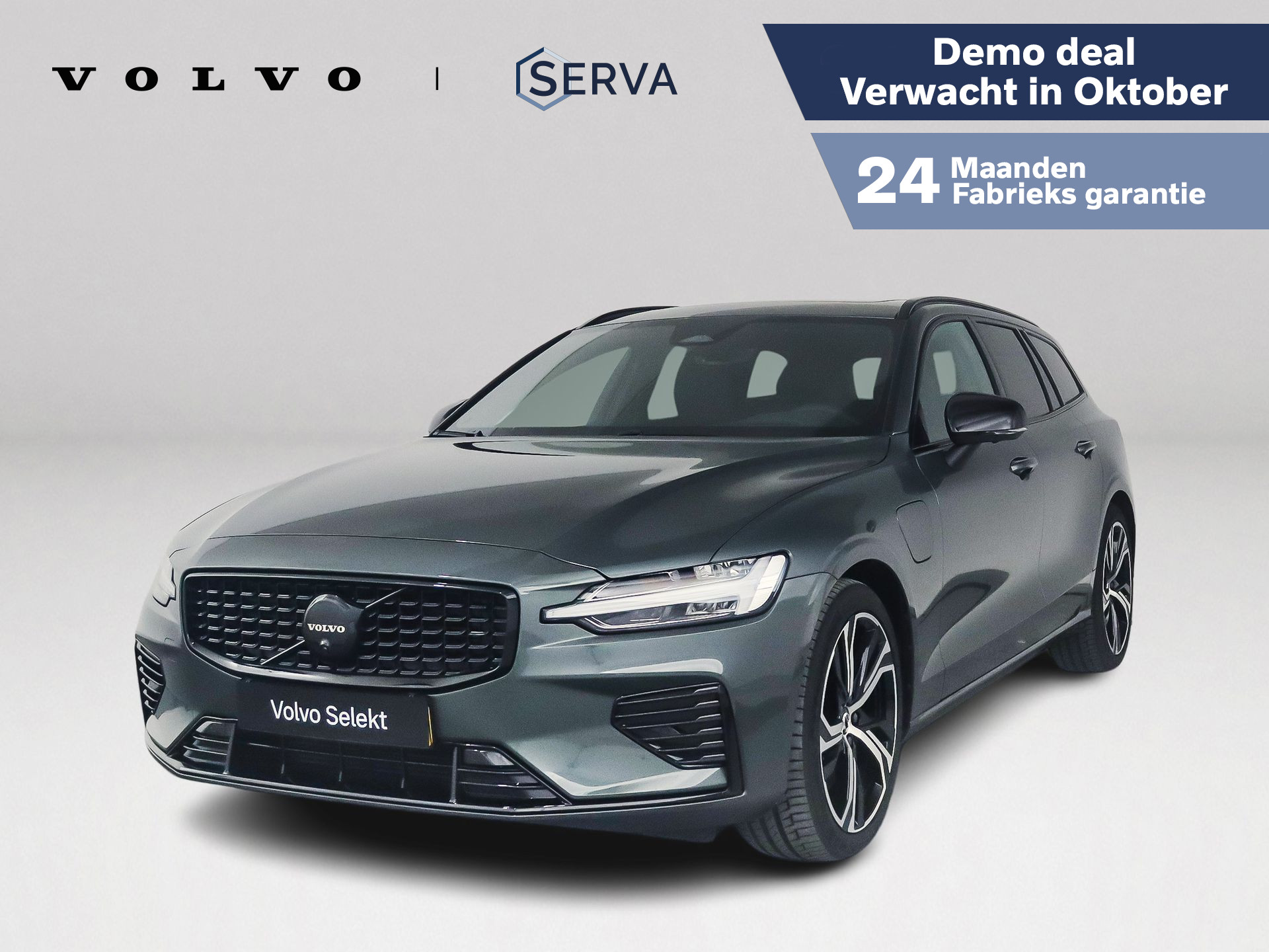 Volvo V60 T6 Plug-in hybrid AWD Plus Dark | Panoramadak | 360° camera | Harman Kardon | Head-up display | Stoel- en stuurverwarming - voorkant