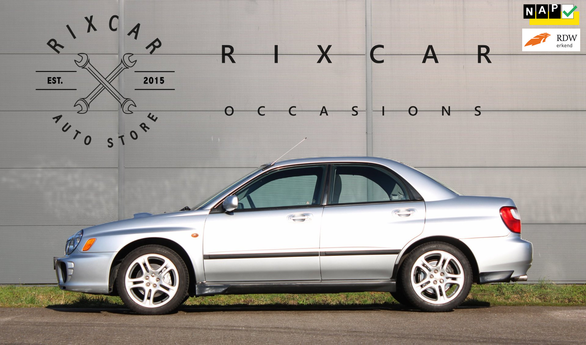 Subaru Impreza 2.0 WRX AWD NL-Auto Airco Origineel 2001 - voorkant