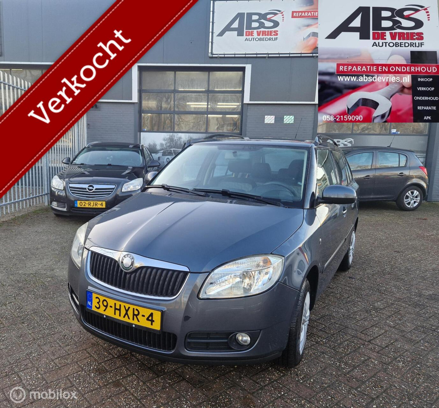 Skoda Fabia 1.4-16V Ambiti AIRCO CR CONTR APK JAN 2027 2009 - voorkant