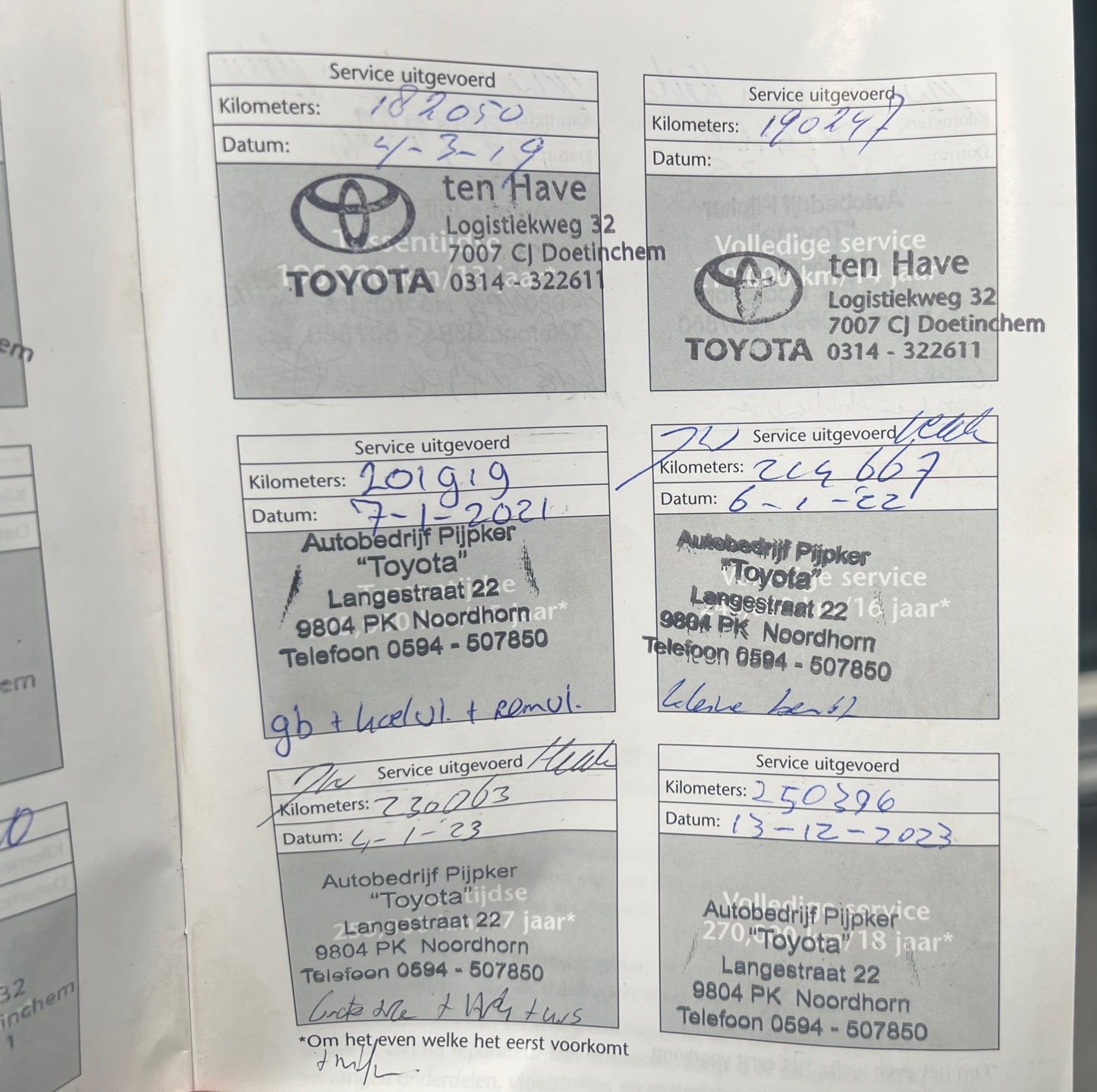 Foto van Toyota Toyota Corolla Verso