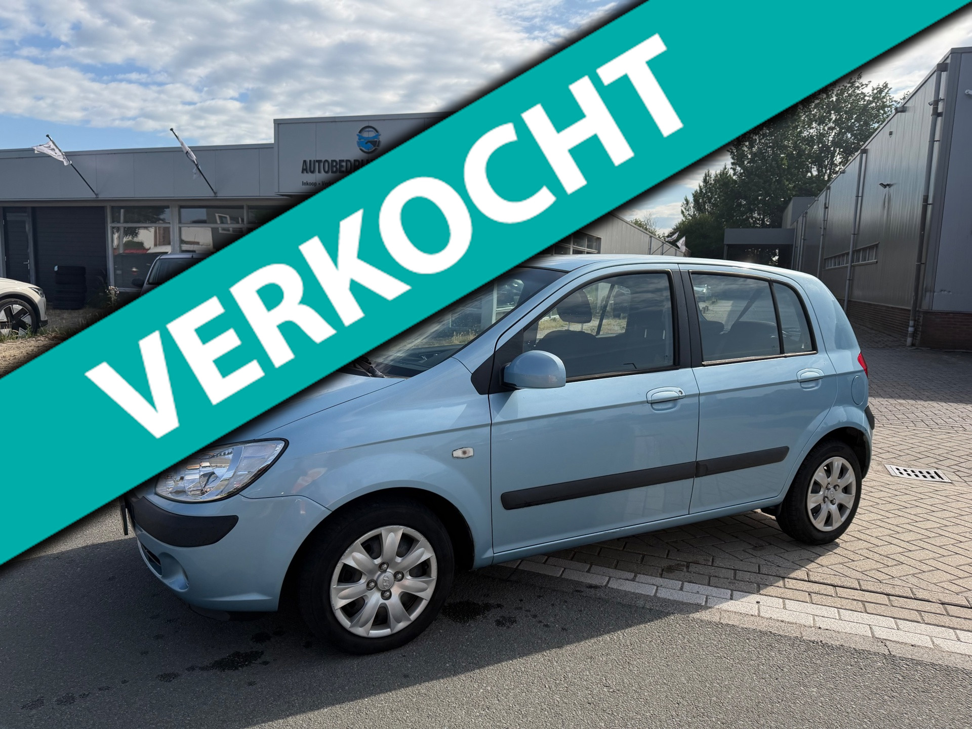 Hyundai Getz 1.4i Active Sense. • LAGE KM’S • 2007 - voorkant