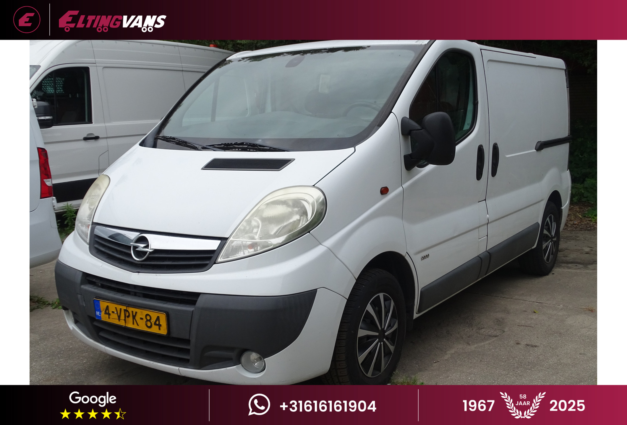 Opel Vivaro 2.0 CDTI L1H1 2011 - voorkant