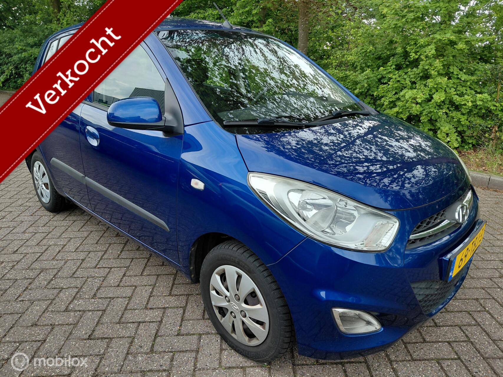 Hyundai I 10 1.2 Plus Pakket Airco NAP 232763 KM APK 5-4-2027 2012 - voorkant