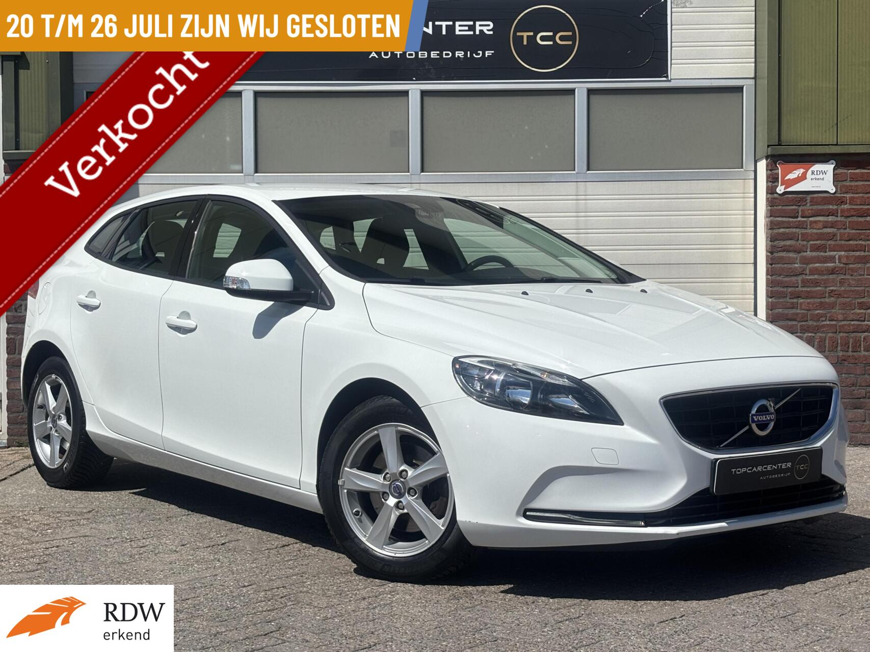 Volvo V40 1.6 T3 Kinetic/AIRCO/PARKS/NAVI/CRUISE/APK 2013 - voorkant