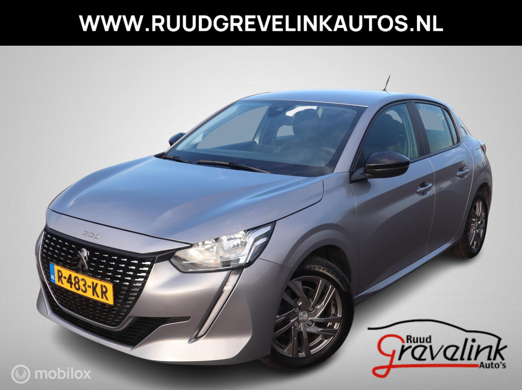 Peugeot 208 1.2 PT 101 PK H6 Navigatie Trekhaak Parkeersensor 16"Velgen Cruise Control 2022 - voorkant