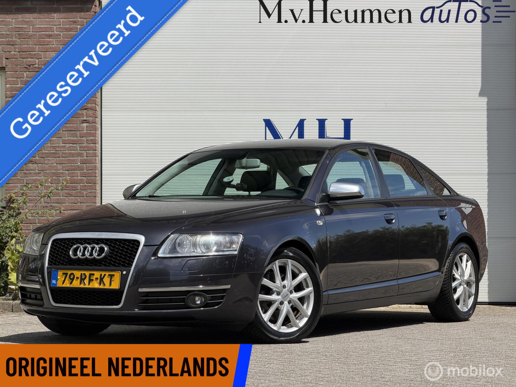 Audi Audi A6 2.4 V6 S-Line ORG NED Sportstoelen Automaat 2005 - voorkant