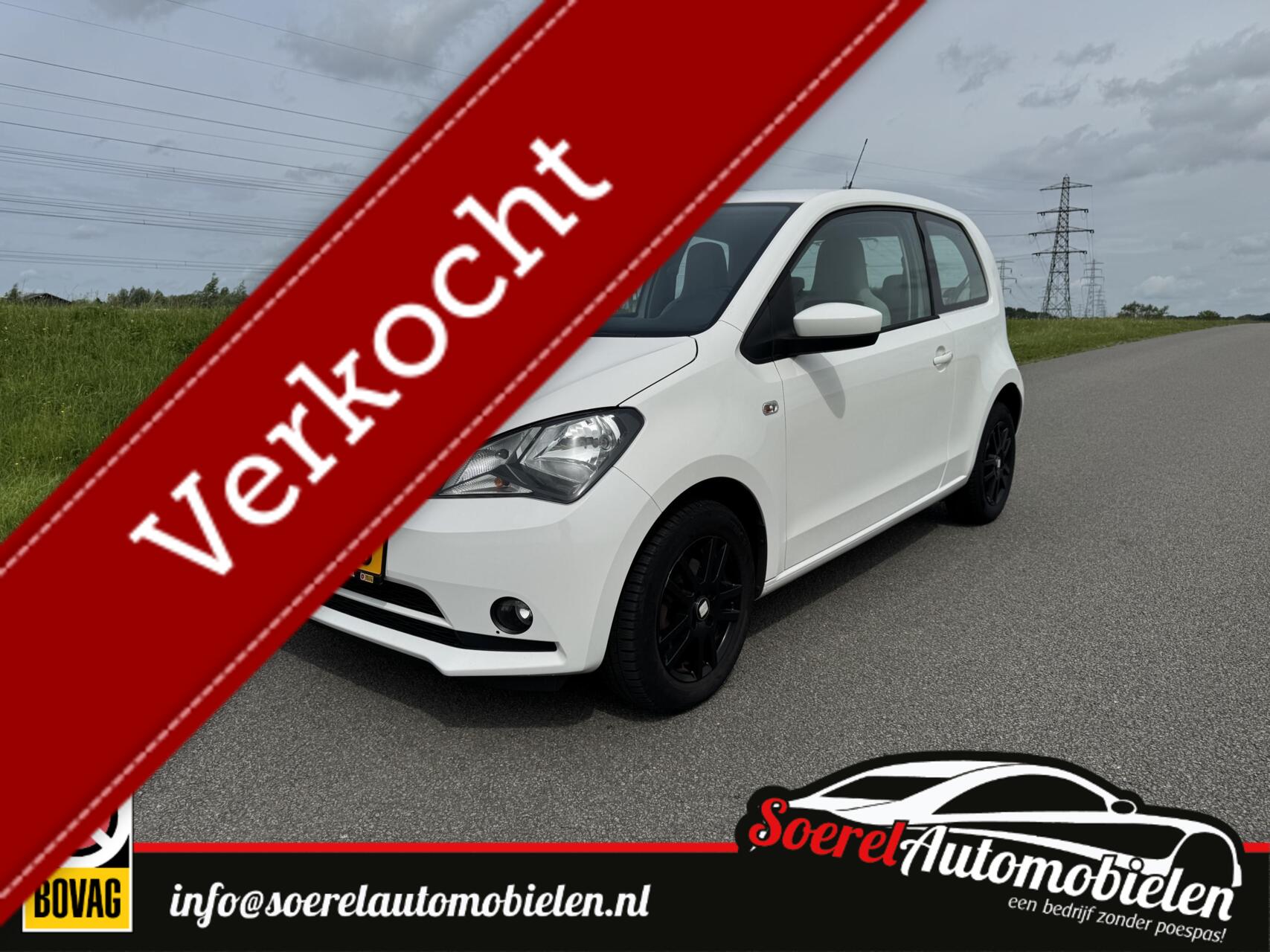 Seat Mii 1.0 Style Sport p sens airco lm velgen 92257 km 2012 - voorkant