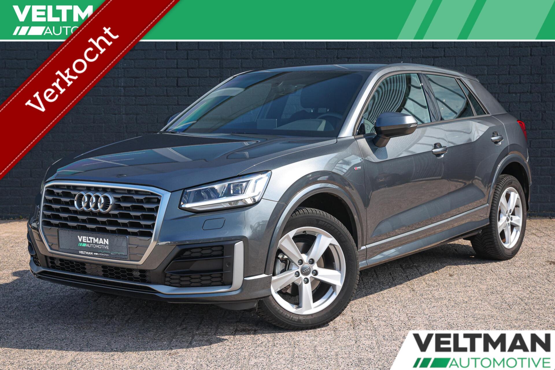 Audi Q2 35 TFSI S-Line AUTOMAAT LED NAVI STOELVERWARMING CAMERA NIEUWSTAAT 2019 - voorkant