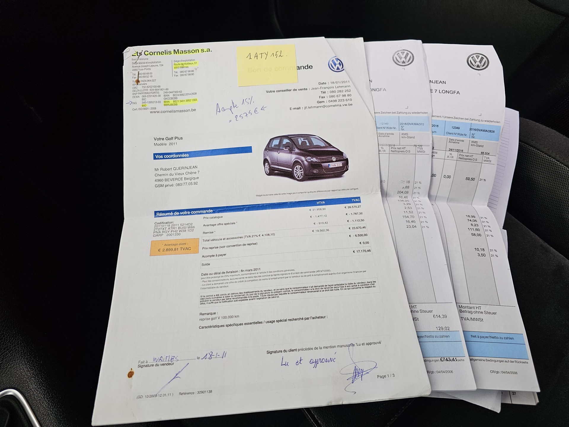 Foto van Volkswagen Golf Plus
