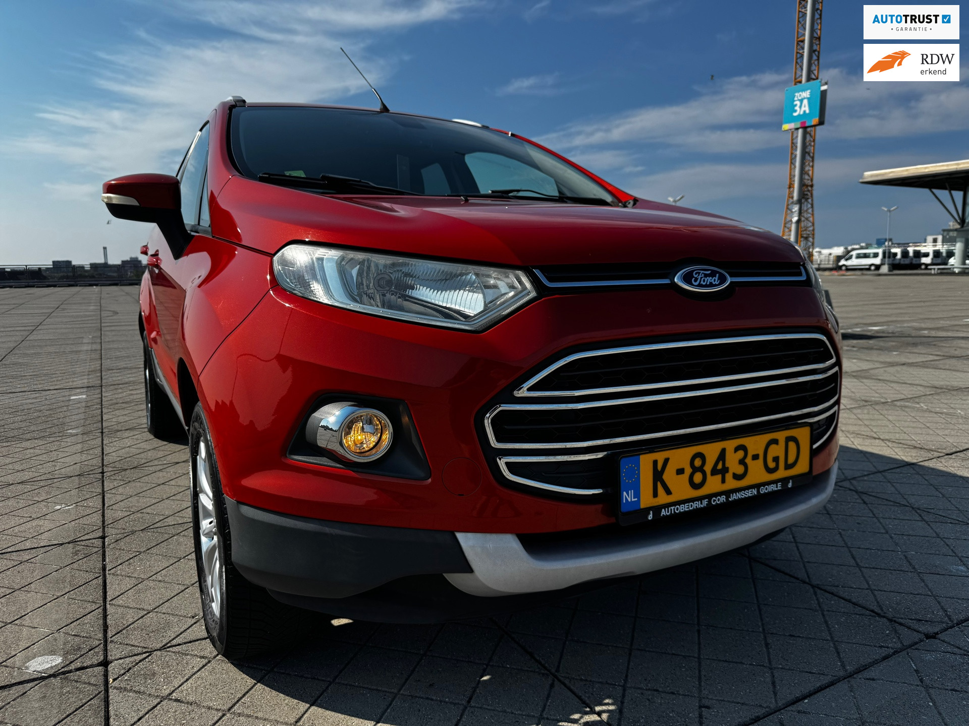 Ford Ecosport 1.0 EcoBoost Titanium CRUISE CLIMA SYNC KEYLES 2014 - voorkant