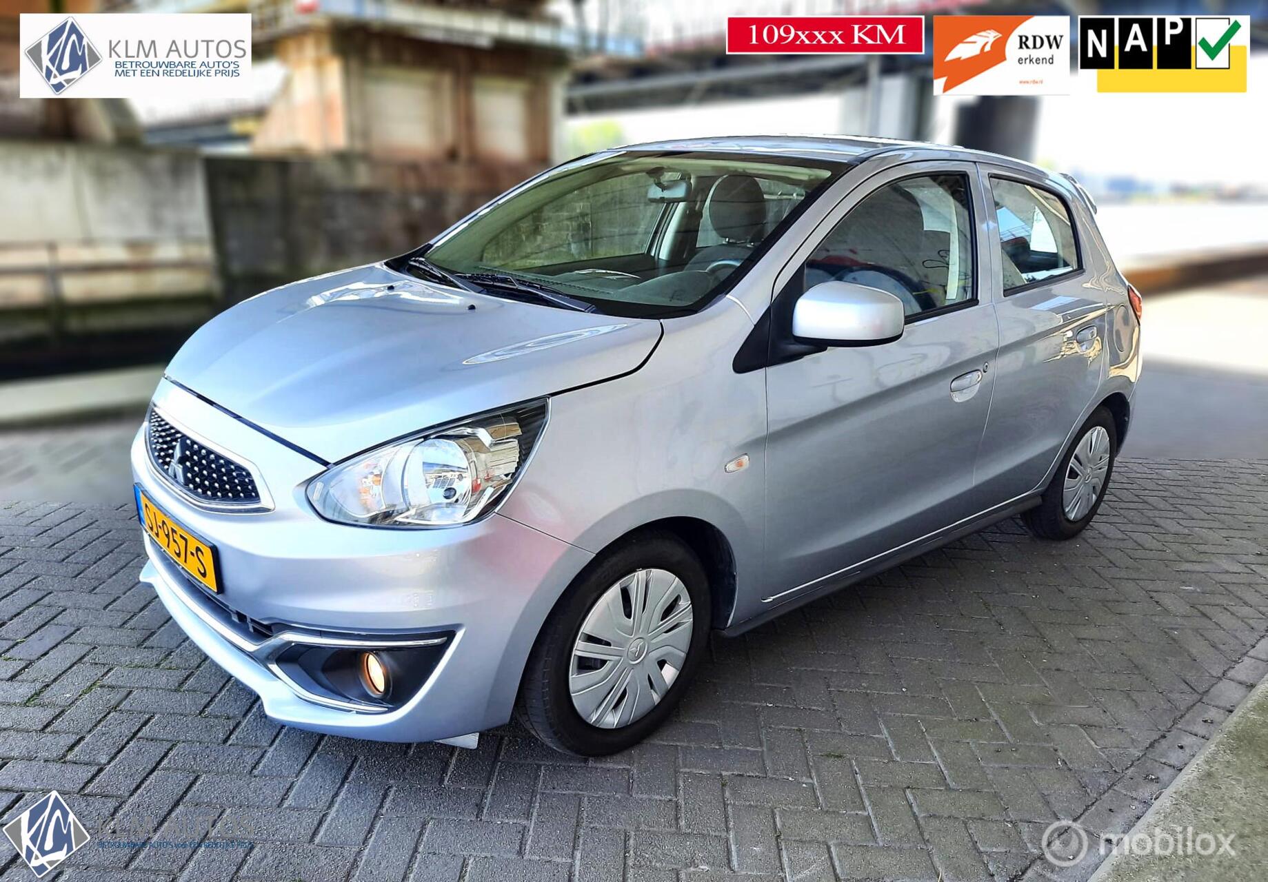 Mitsubishi Space Star 1.0 Cool+ Airco NL auto 1e eigenaar 2018 - voorkant